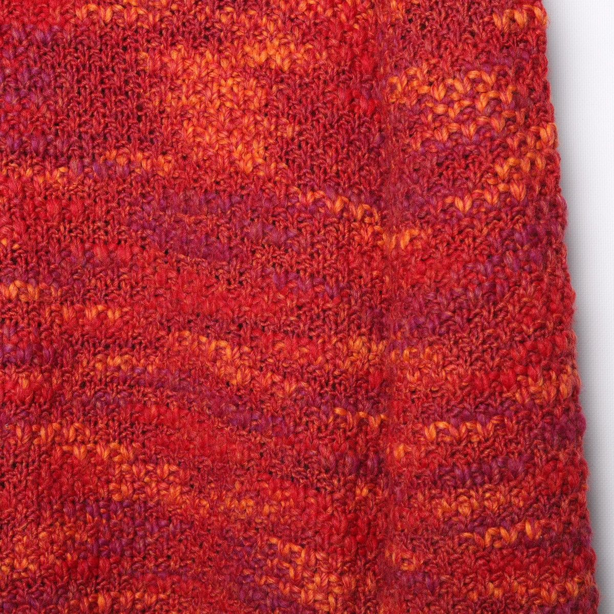 Folk Folk Acrylic Wool Sweater Orange Red Knit Size US L / EU 52-54 / 3 - 10 Thumbnail