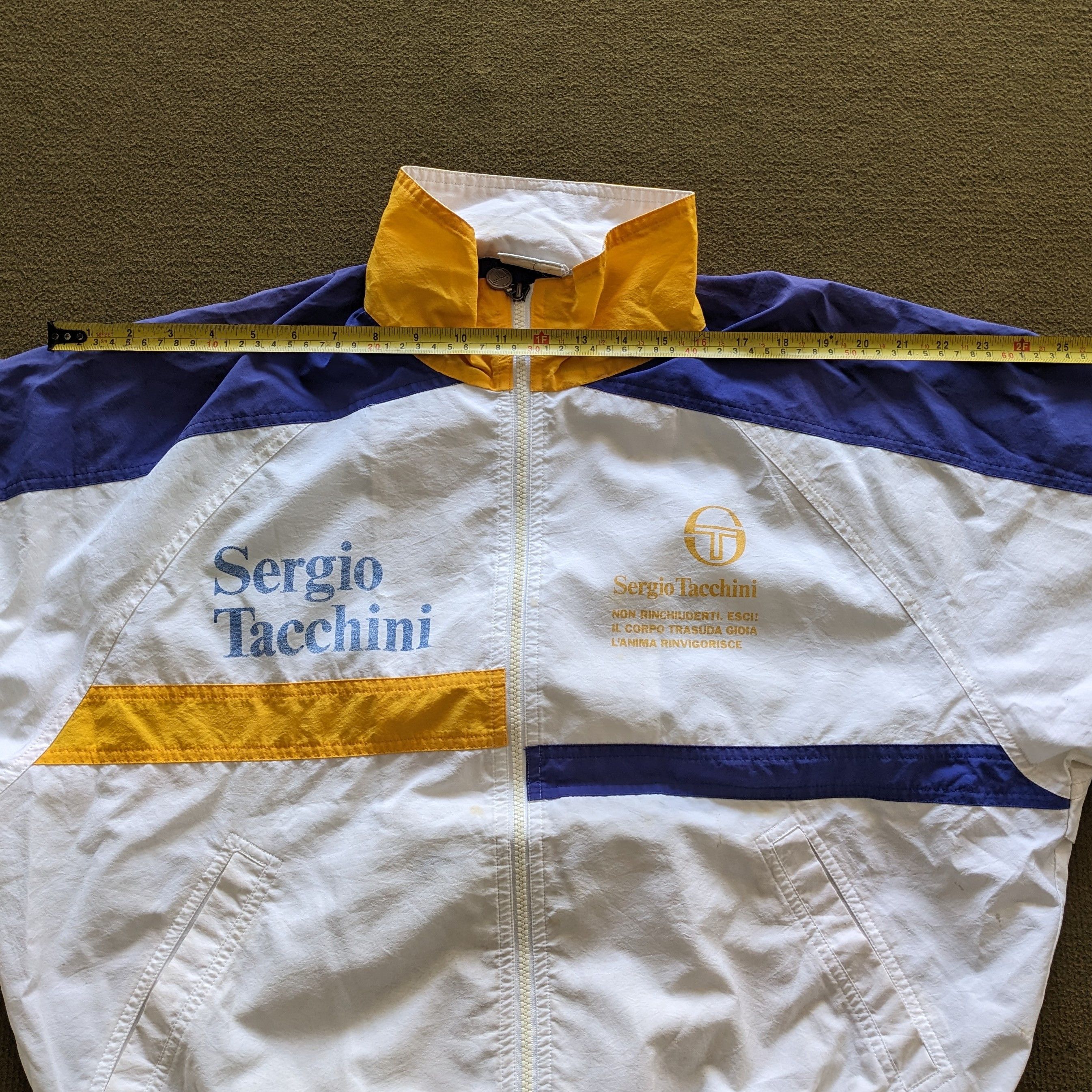 Sergio Tacchini Vintage SERGIO TACCHINI Windbreaker Jacket Size US L / EU 52-54 / 3 - 5 Thumbnail