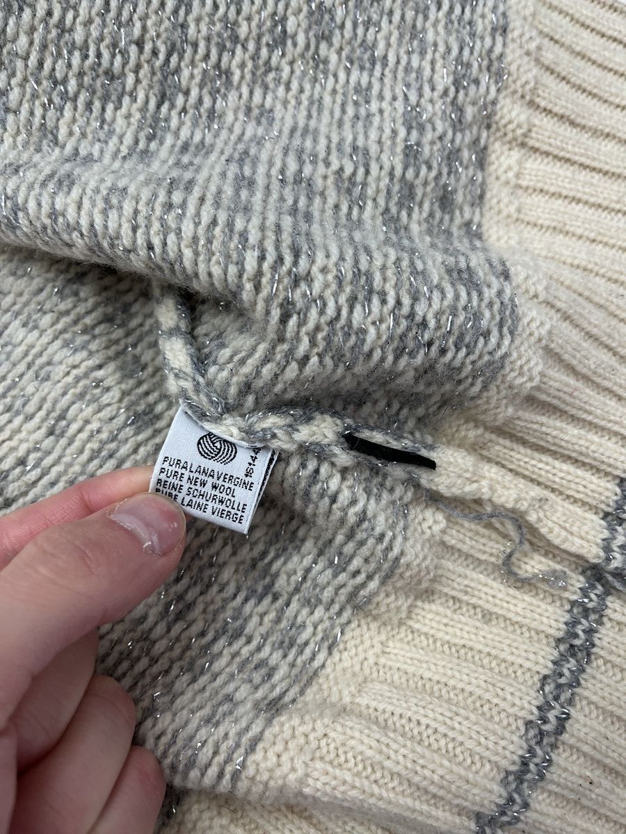 Moncler Vintage 90’s Moncler Grenoble Wool Knit Zip Sweater Jacket Size S / US 4 / IT 40 - 11 Thumbnail