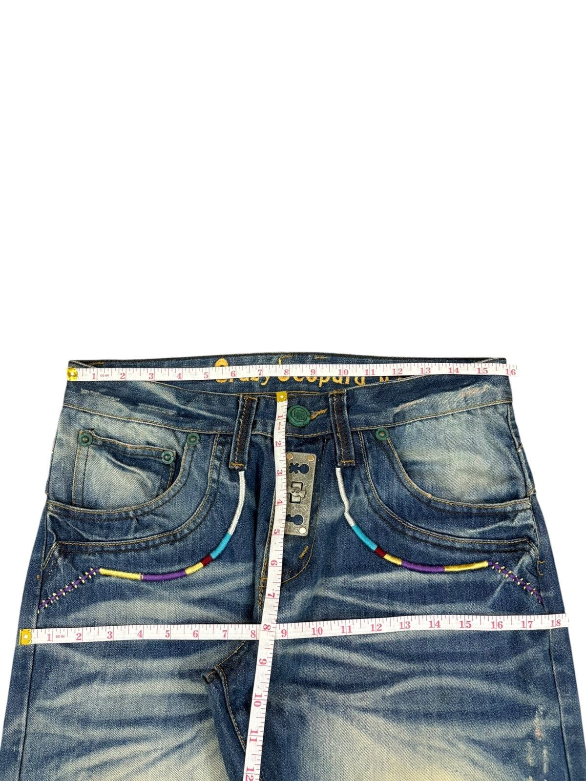 Japanese Brand Vintage Japanese Buckle Back Suspenders Rusty Loose Jeans Size US 30 / EU 46 - 10 Thumbnail