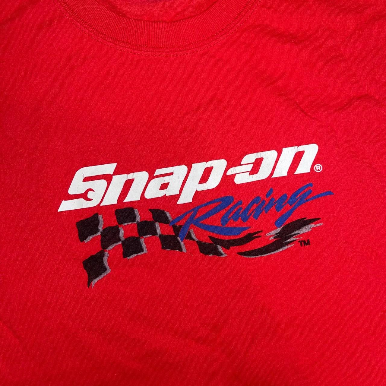 Vintage Vintage Racing Snap On Tools Tshirt Red t-shirt size XL Size US XL / EU 56 / 4 - 7 Thumbnail