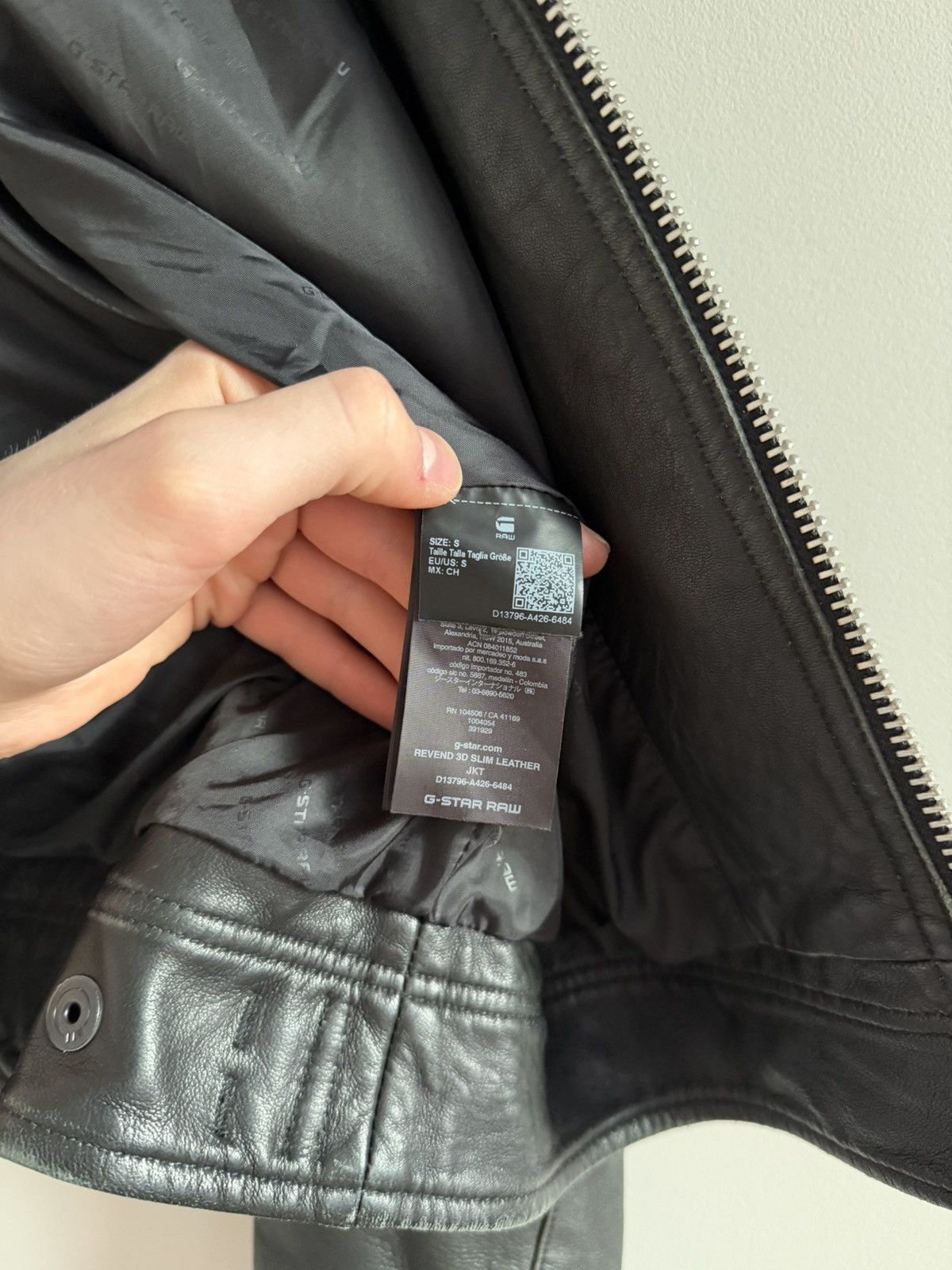 G-Star G-Star RAW Black Leather Moto Jacket Size US M / EU 48-50 / 2 - 5 Thumbnail