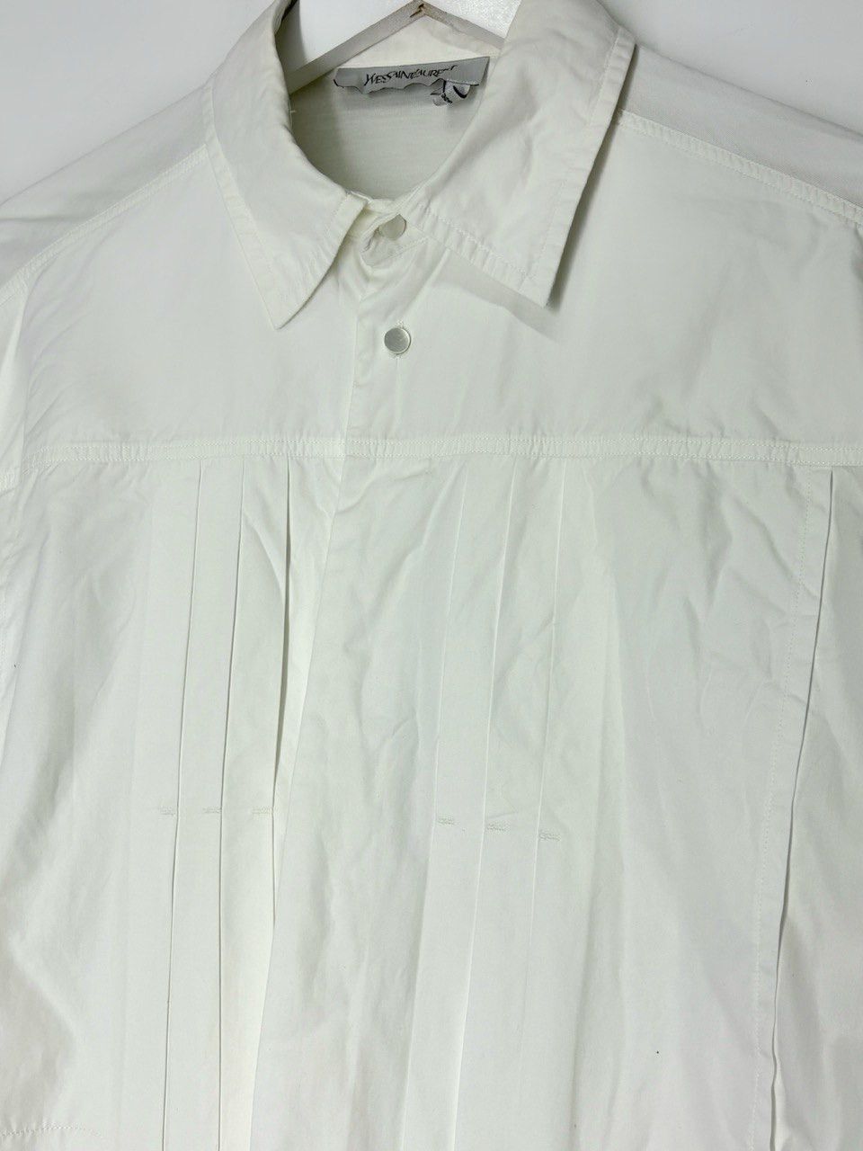 Yves Saint Laurent Yves Saint Laurent by Tom Ford Pleated Dress Shirt Size US M / EU 48-50 / 2 - 3 Thumbnail