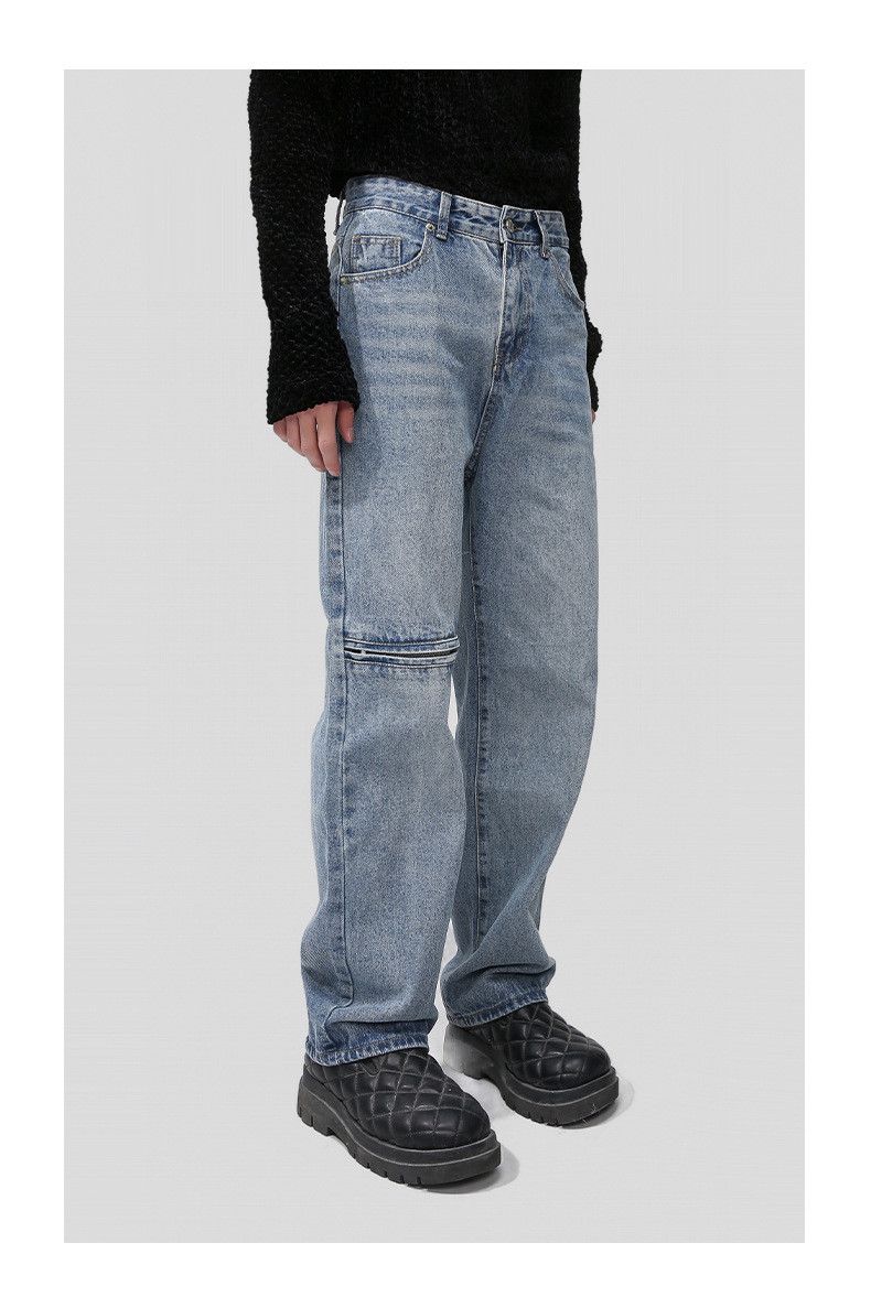 Japanese Brand Trendy street washed high street loose ripped jeans Size US 32 / EU 48 - 4 Thumbnail