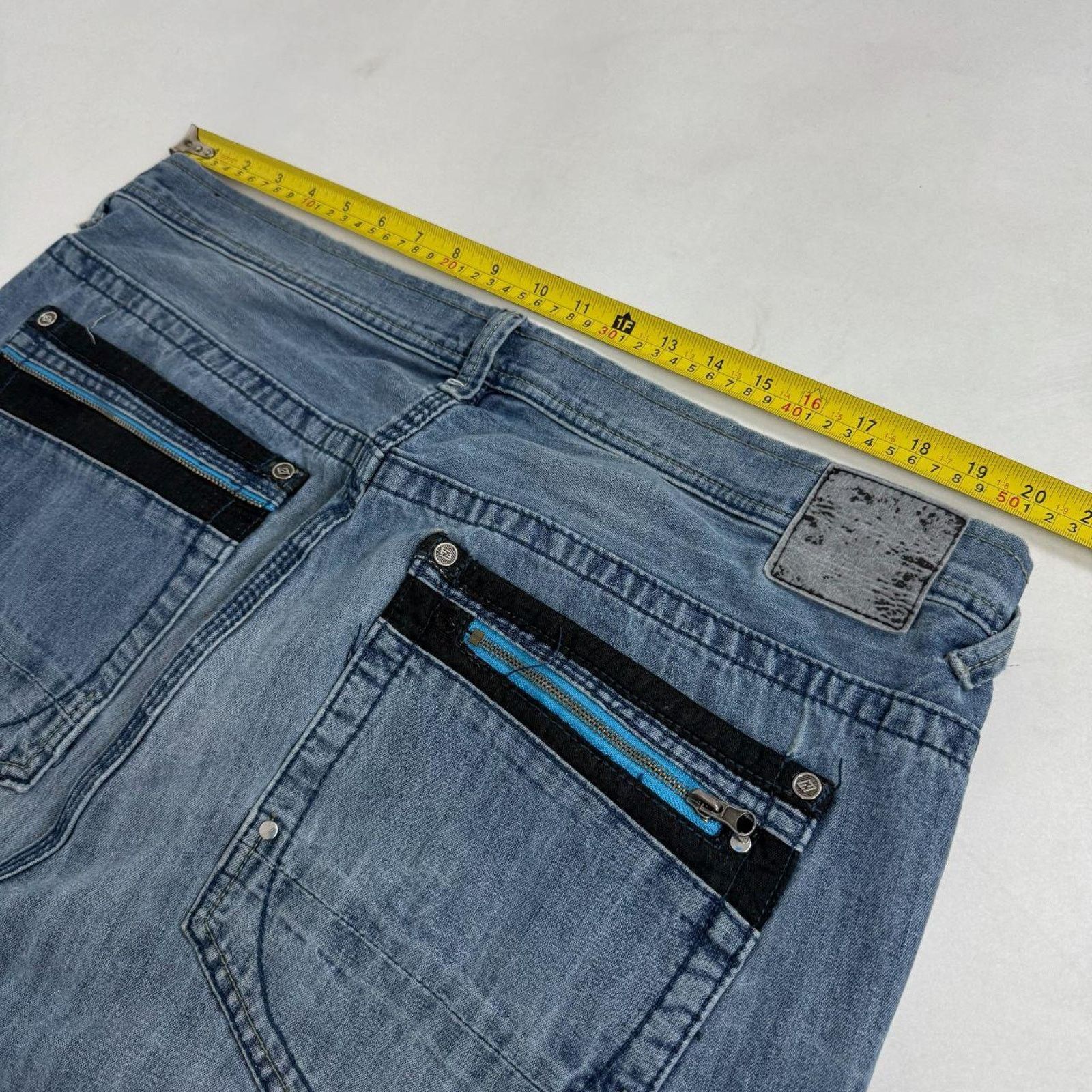 Enyce × Japanese Brand × Vintage Vintage y2k rare zippered enyce skater archive baggy jeans Size US 40 / EU 56 - 5 Thumbnail