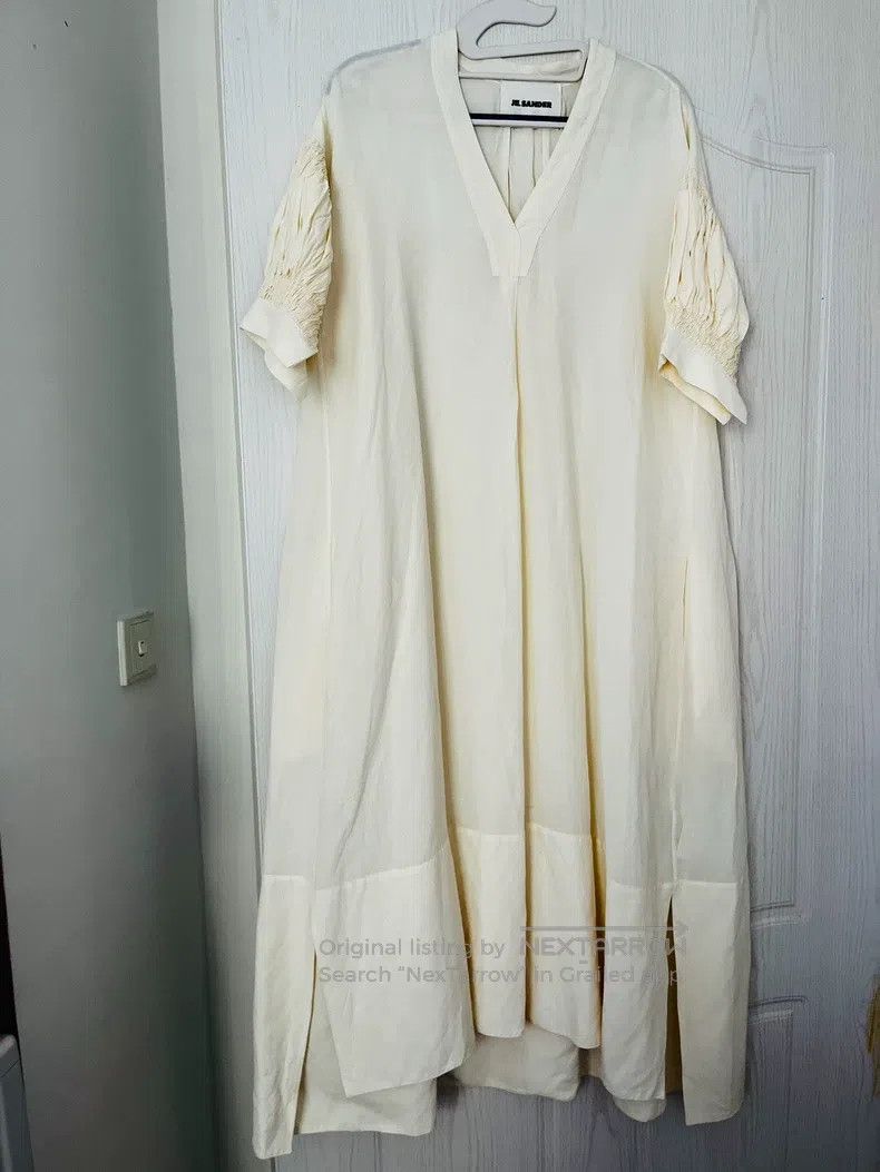 Jil Sander Jil Sander size 36 Cotton Pleated Short Sleeve Dress Size XXS / US 00 / IT 34 - 2 Thumbnail