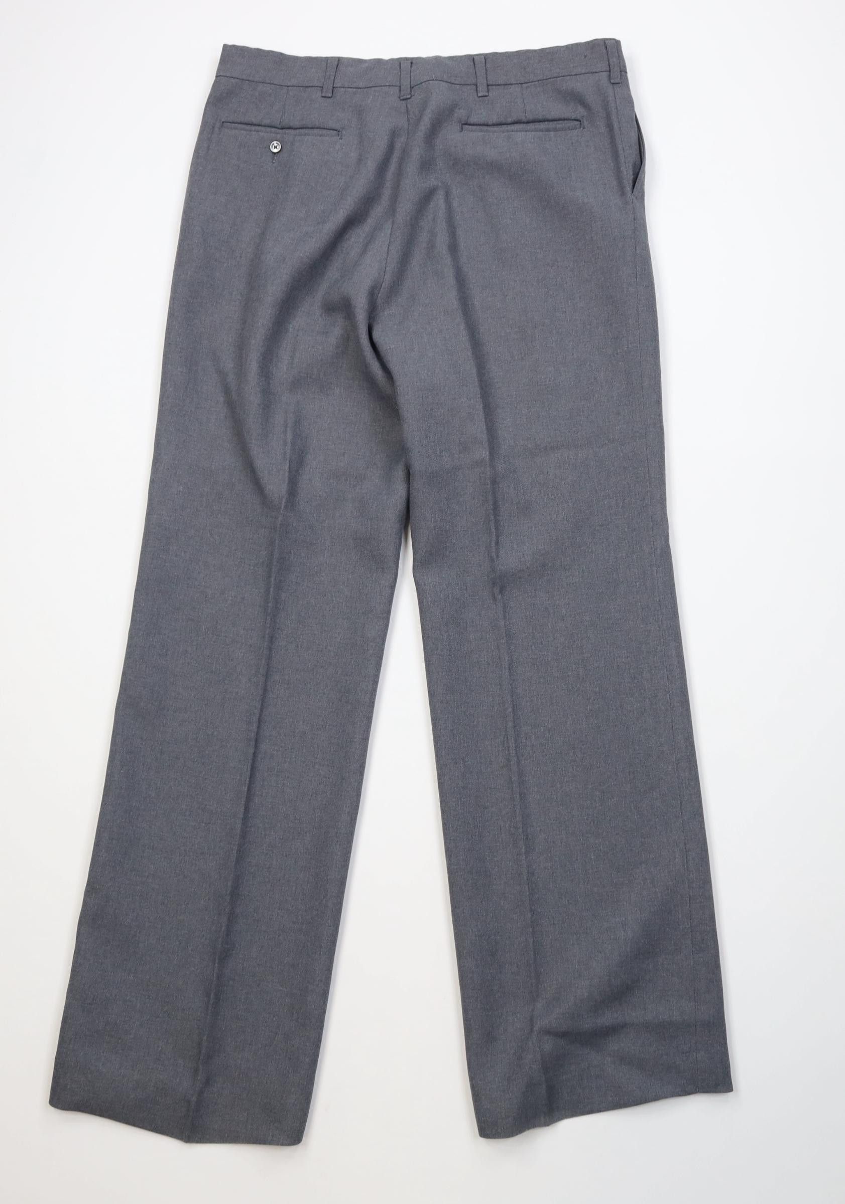 Vintage Vintage 70s Streetwear Flared Wide Leg Chino Pants Gray USA Size US 34 / EU 50 - 9 Thumbnail