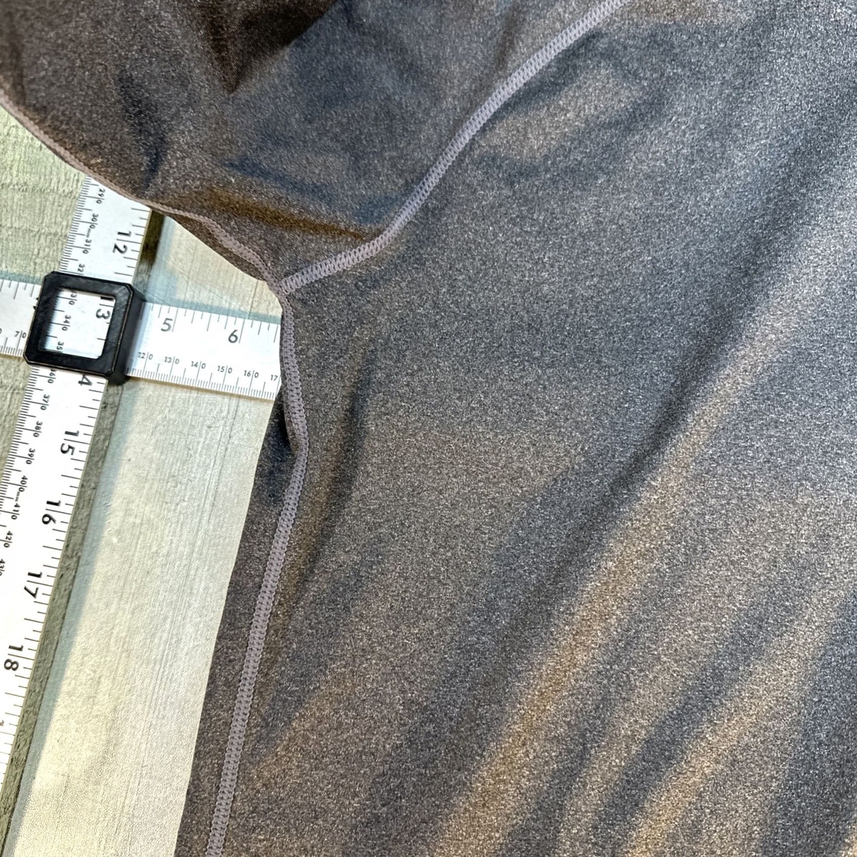 Vintage Neleus Men's Long Sleeve Athletic Hoodie Gray Med Shirt Size US M / EU 48-50 / 2 - 2 Thumbnail