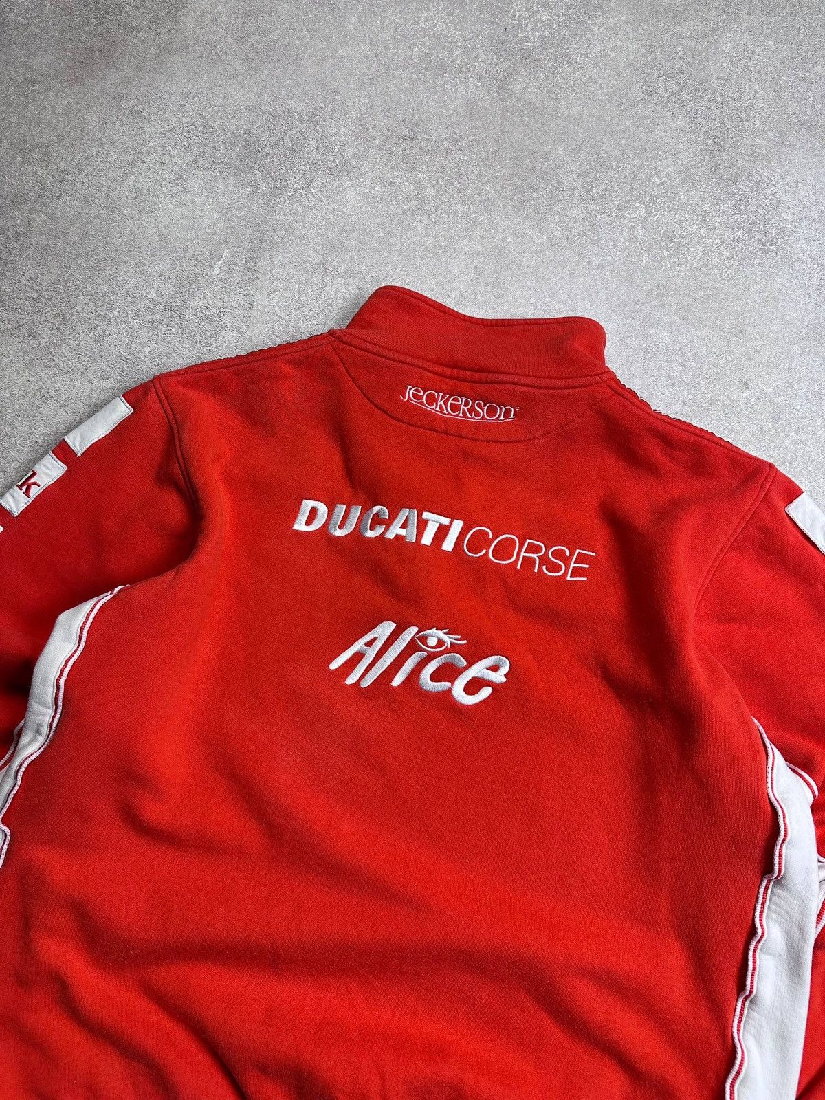 Formula 1 Vintage Ducati Corse Moto Racing Quarter Zip Sweater XL Size US XL / EU 56 / 4 - 5 Thumbnail