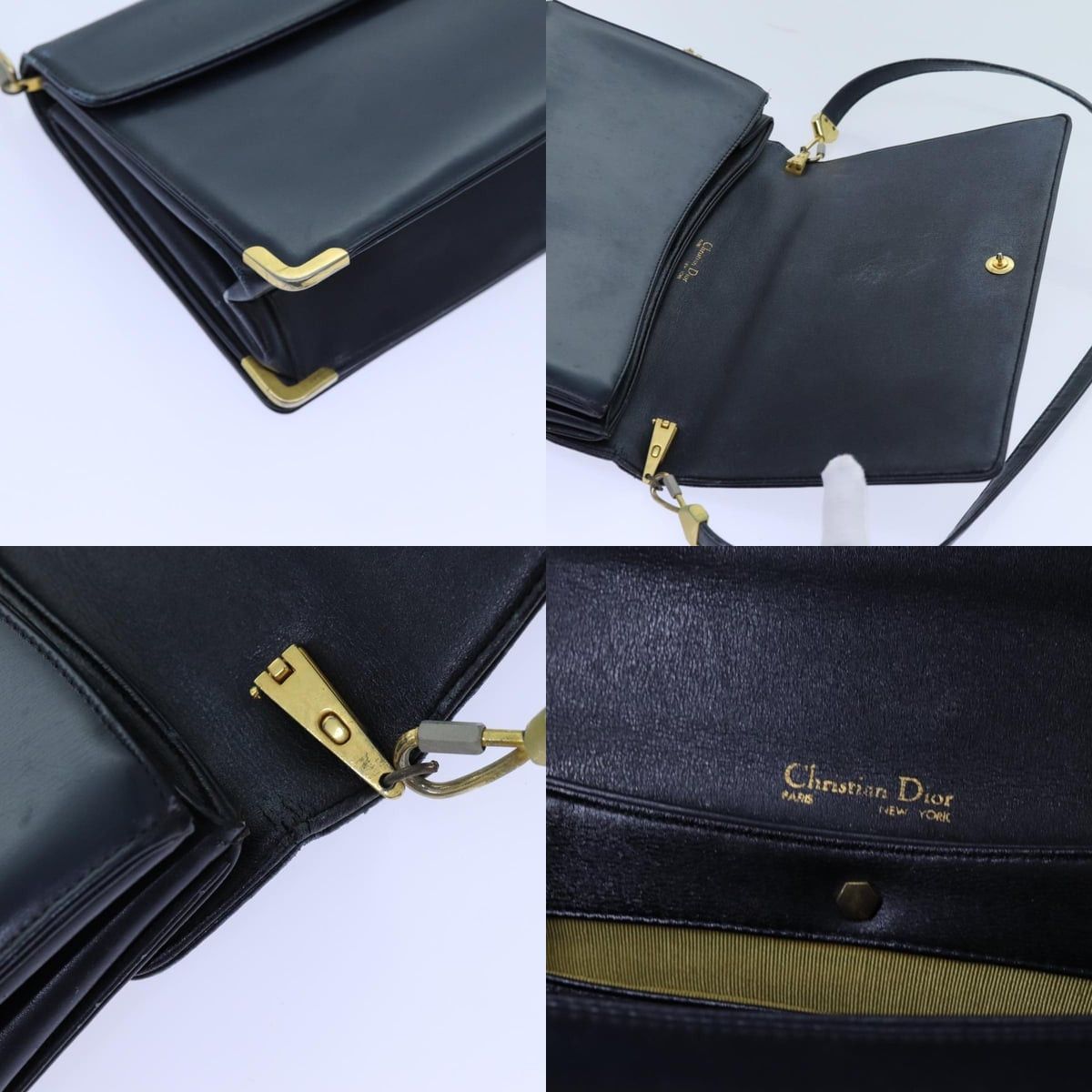 Dior DIOR Shoulder Bag Leather Black Size ONE SIZE - 10 Thumbnail