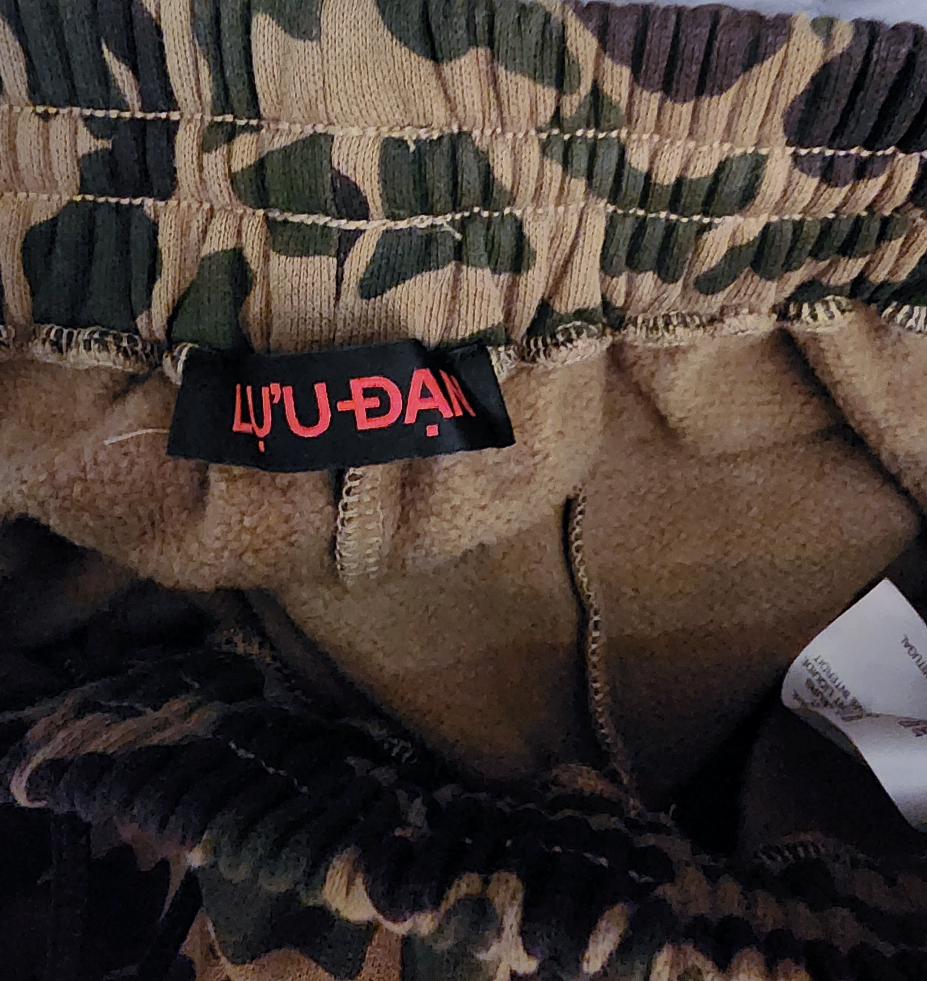 LUU DAN LU'U DAN Camoflage Green Baggy Bontan Lounge Pants XL Size US 34 / EU 50 - 9 Thumbnail