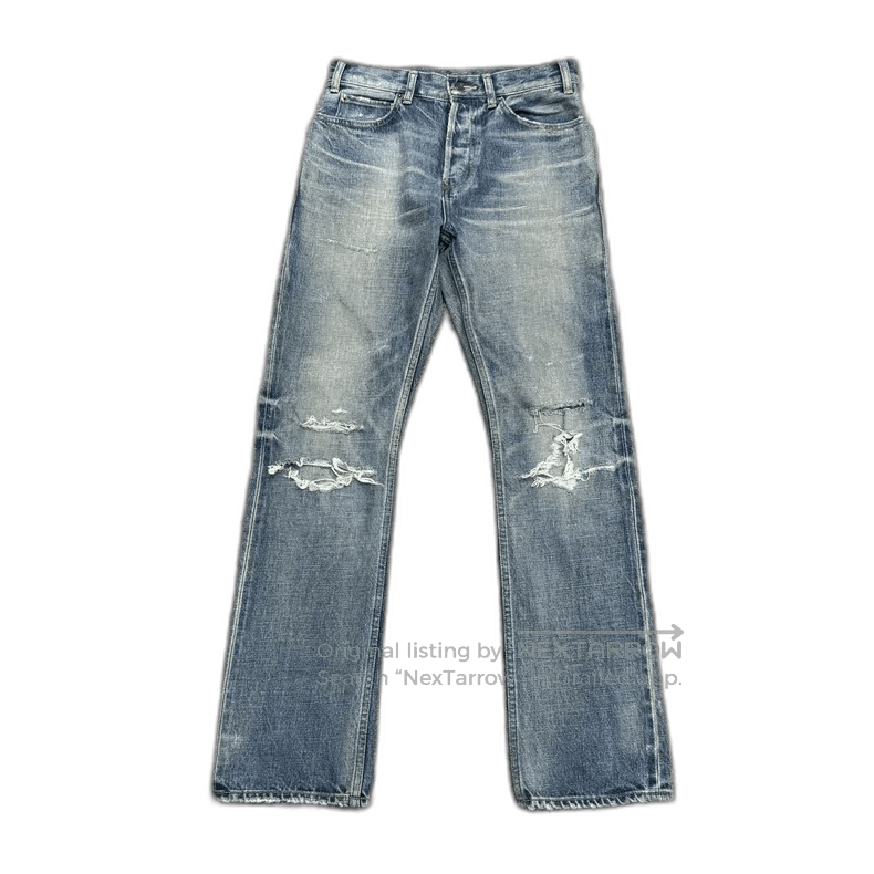 Celine Celine washed distressed jeans. Size US 28 / EU 44 - 1 Thumbnail
