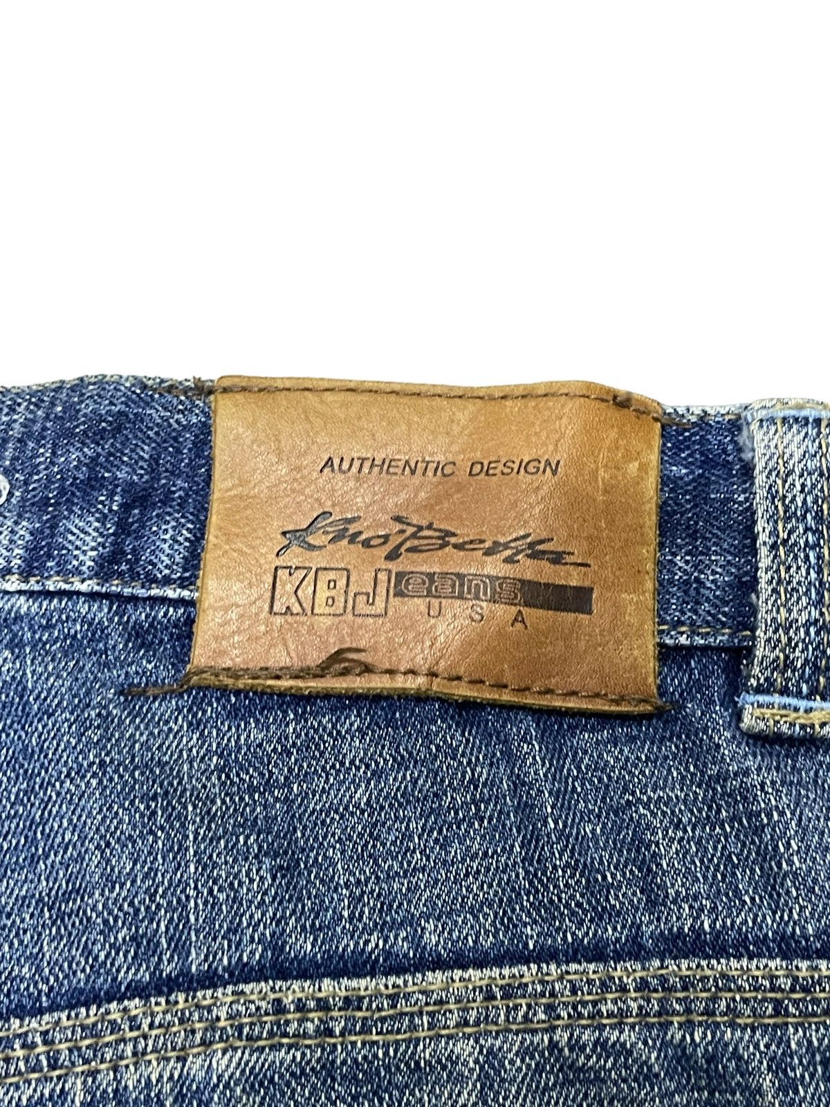JNCO × Rap Tees KnoBetta Massive Baggy Distressed Y2K Rap Jeans Size US 34 / EU 50 - 14 Thumbnail