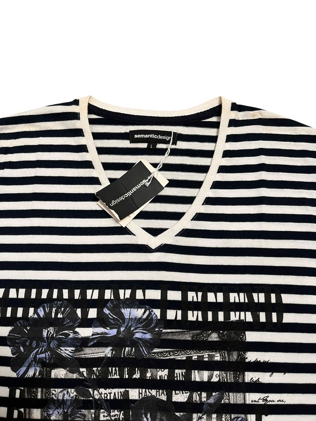 semanticdesign Semantic Design Striped Tee Size US M / EU 48-50 / 2 - 2 Thumbnail
