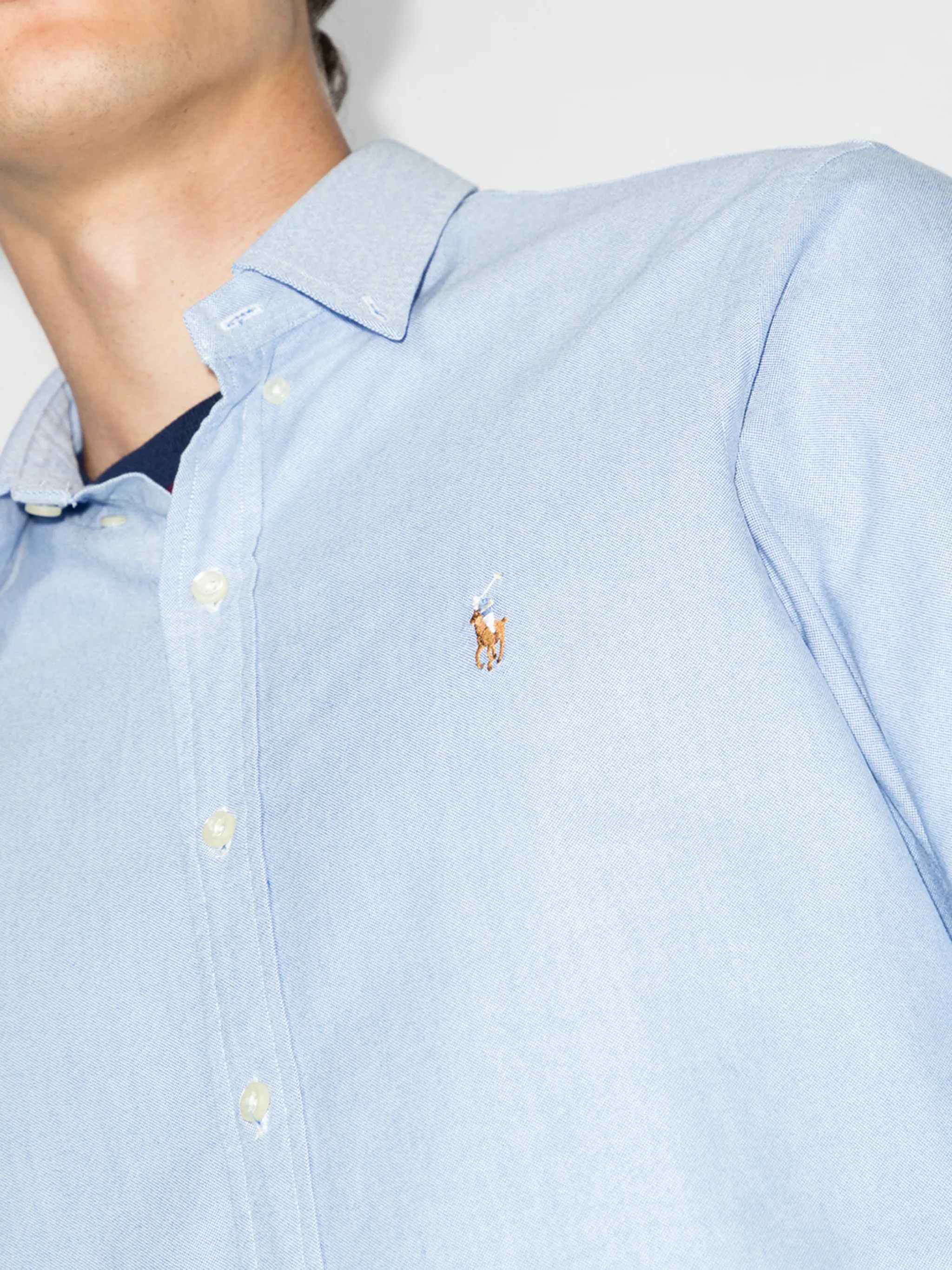 Polo Ralph Lauren o1s22i1n0125 Slim Fit Shirt in Light Blue Size US L / EU 52-54 / 3 - 4 Thumbnail