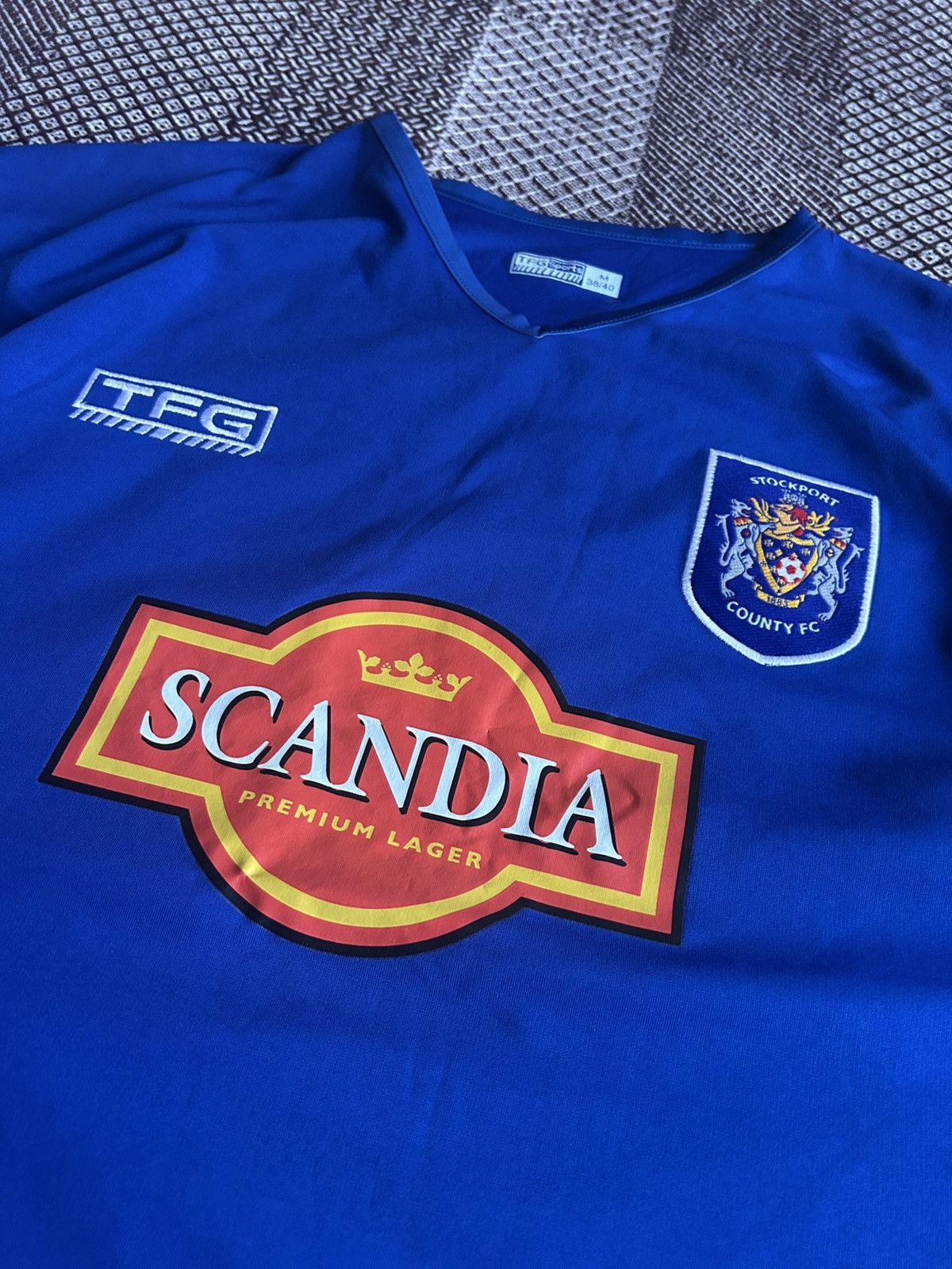 Vintage Vintage Stockport Country #21 Football Jersey TFG Sportswear Size US M / EU 48-50 / 2 - 5 Thumbnail