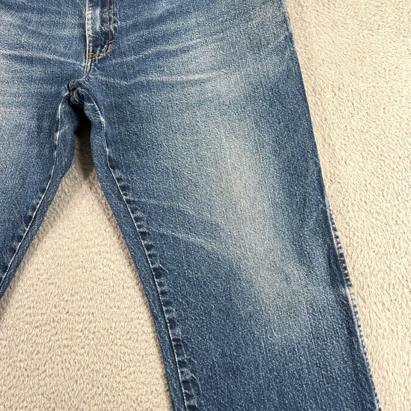 Dickies VINTAGE Dickies Jeans Relaxed 40x28 Blue 90s Distressed Work Denim Slim Straight Mens Jeans Size US 40 / EU 56 - 3 Thumbnail