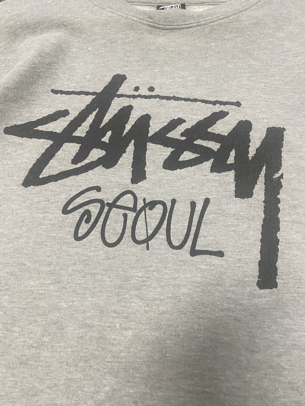 Stussy × Vintage 💸BINDING OFFER💸VINTAGE STUSSY SEOUL SWEATSHIRT TEE💥 Size US M / EU 48-50 / 2 - 6 Thumbnail