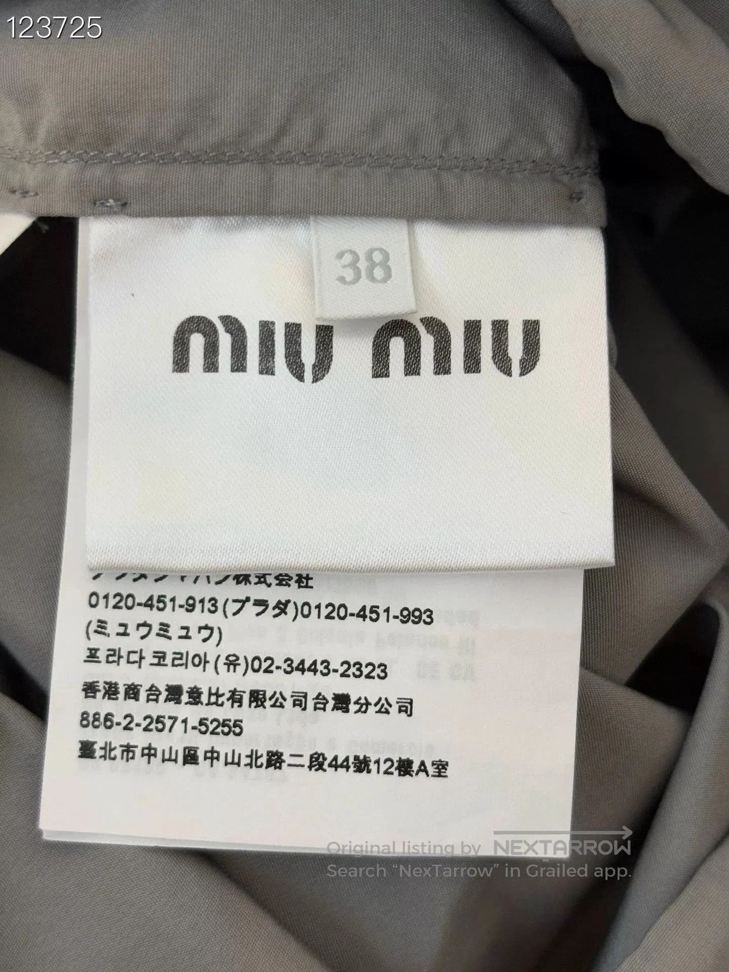 Miu Miu MiuMiu Gray Utility Vest Dress. Size S / US 4 / IT 40 - 4 Thumbnail