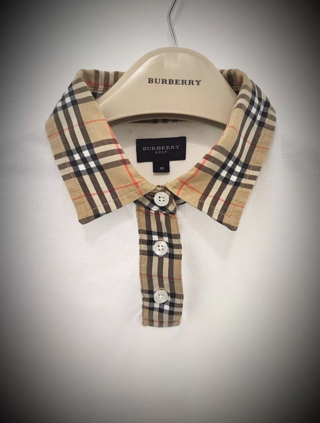 Burberry 🔥 Extremely rare Burberry Polo Golf collection M🔥 Size US M / EU 48-50 / 2 - 1 Thumbnail