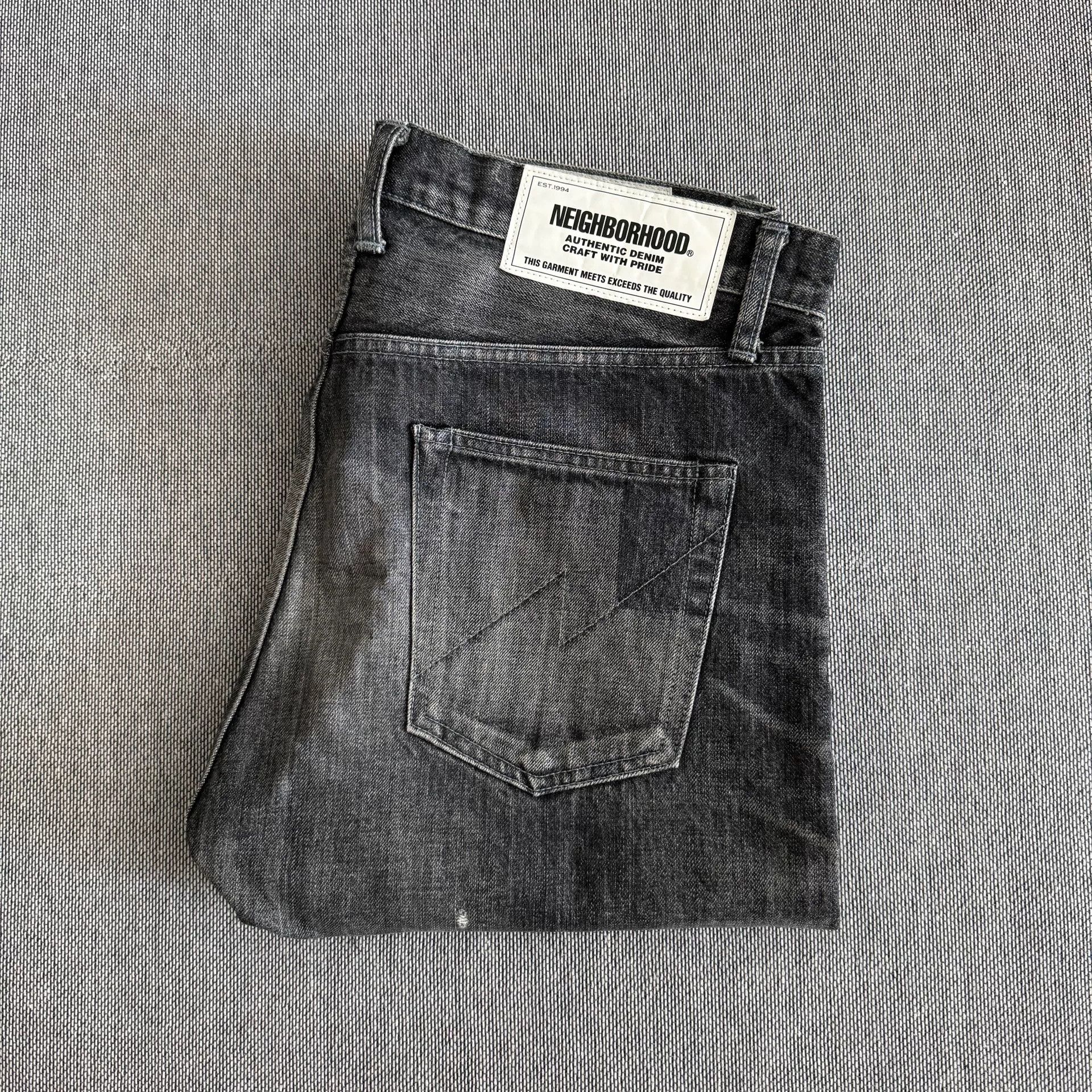Neighborhood Neighborhood Basic Washed Denim Pants XL Size US 36 / EU 52 - 1 Thumbnail