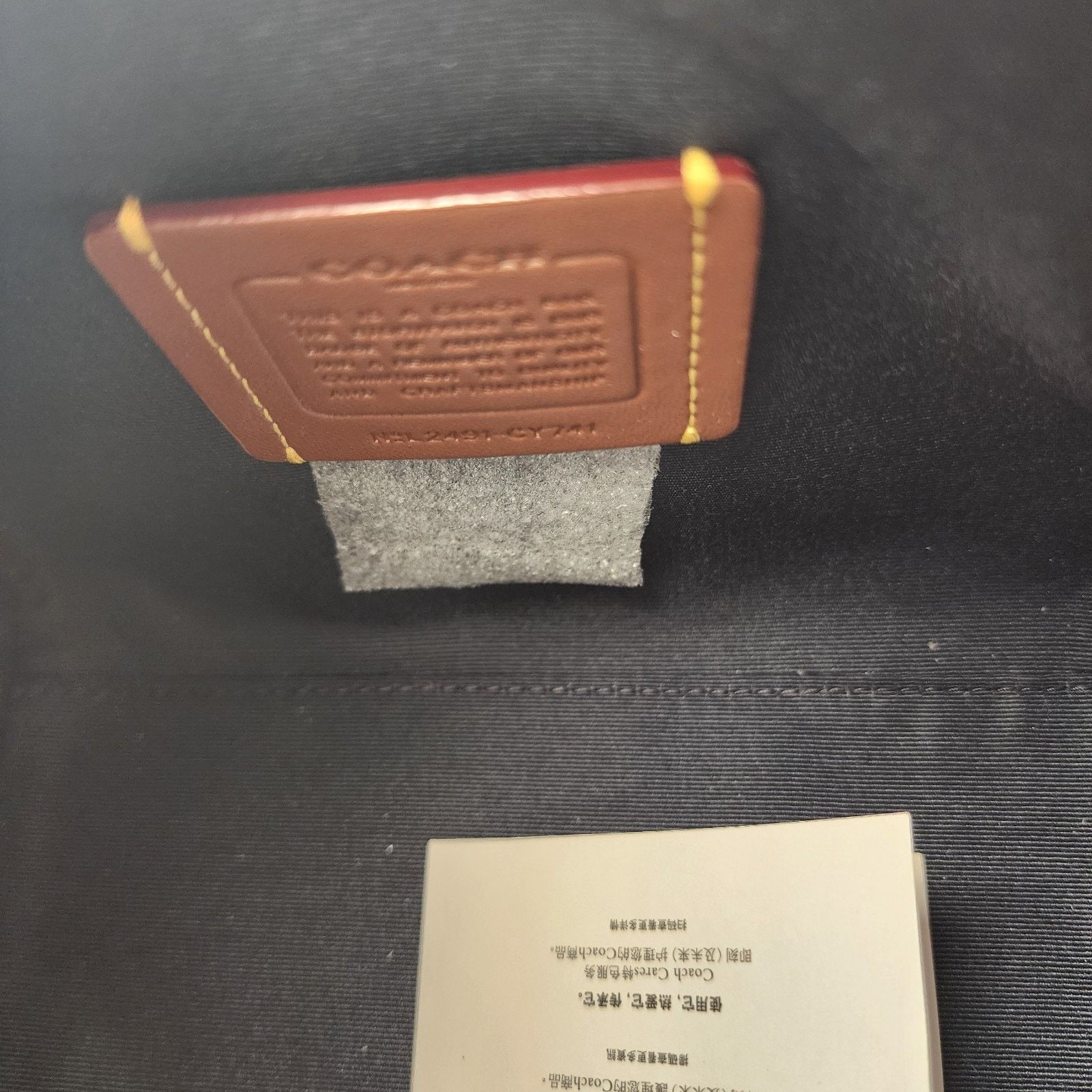 Coach Coach CY741 Mini Rowan Crossbody Signature Cherry Denim Blue Size ONE SIZE - 6 Thumbnail