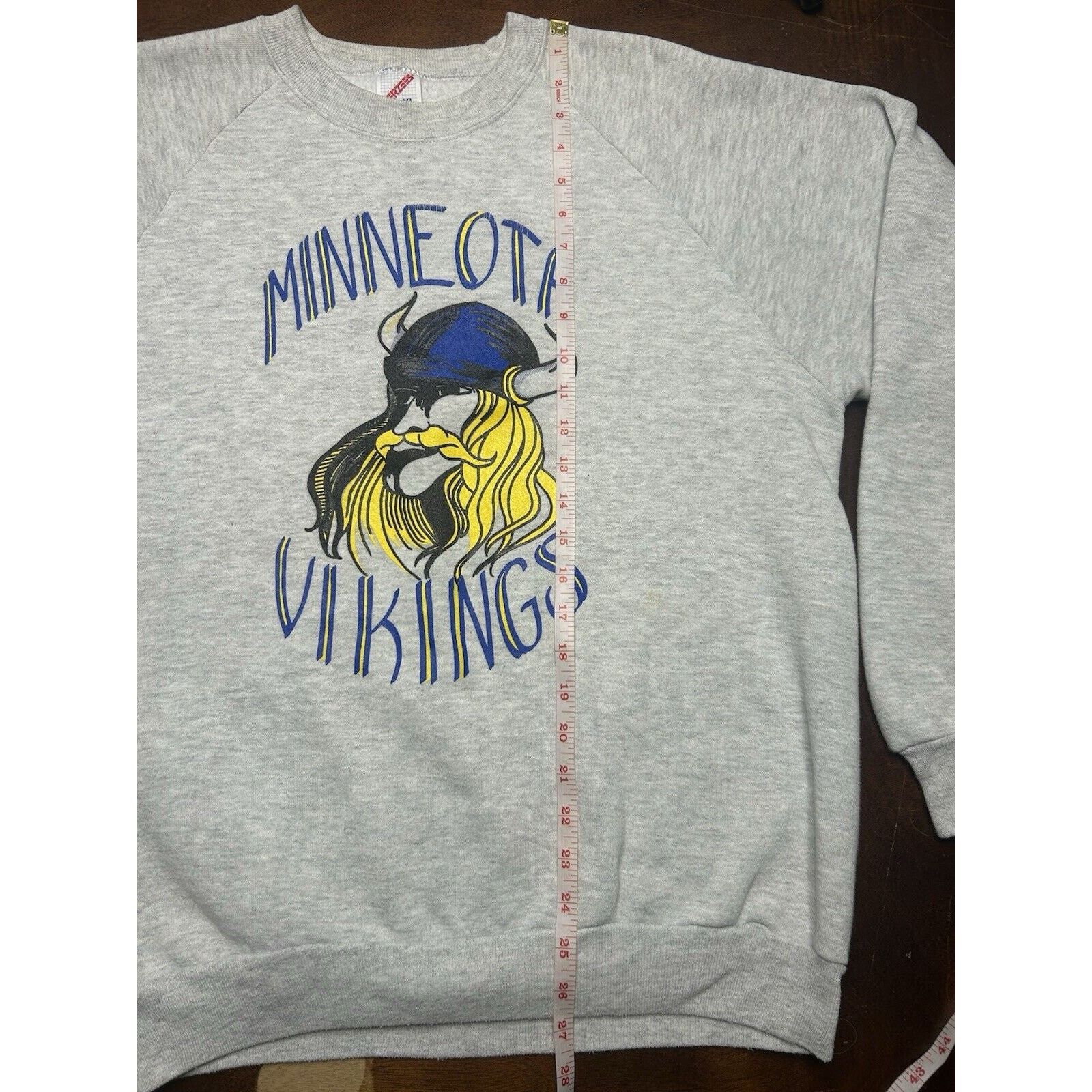 Jerzees VTG 80s/90s NFL Misprint Error Minnesota Vikings Crewneck Size US L / EU 52-54 / 3 - 7 Thumbnail