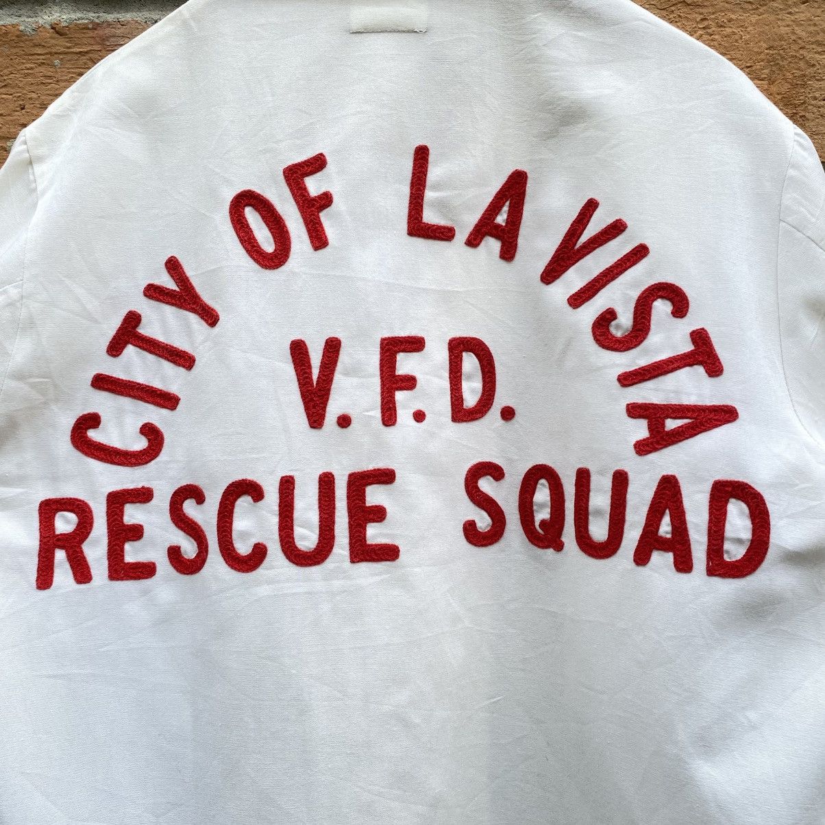 Vintage CITY OF LA VISTA V.F.D. RESCUE SQUAD Vintage Work Jacket Size 38L - 2 Thumbnail
