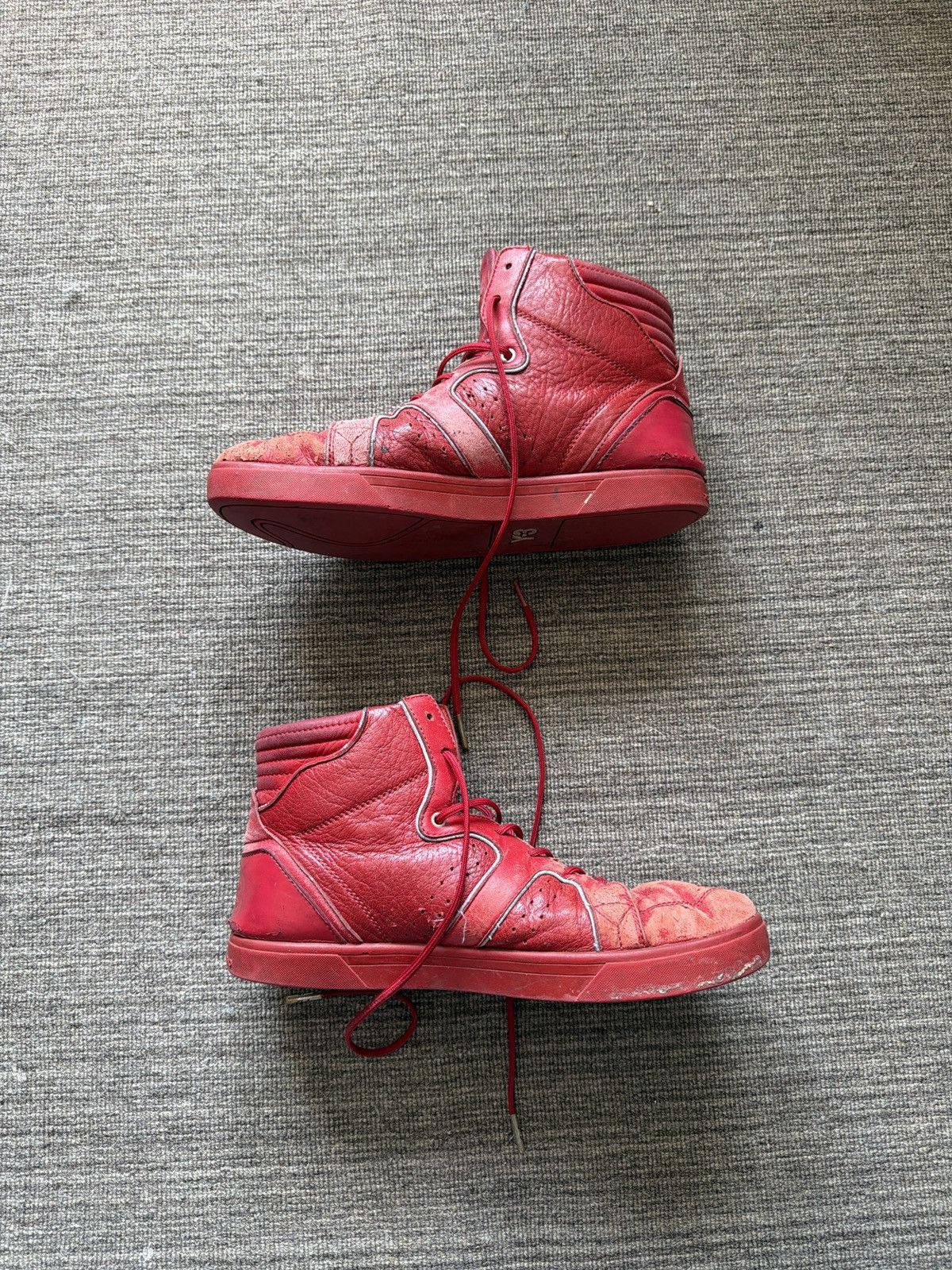 Y-3 Y-3 Rydge High Top All Red Size US 9 / EU 42 - 4 Thumbnail