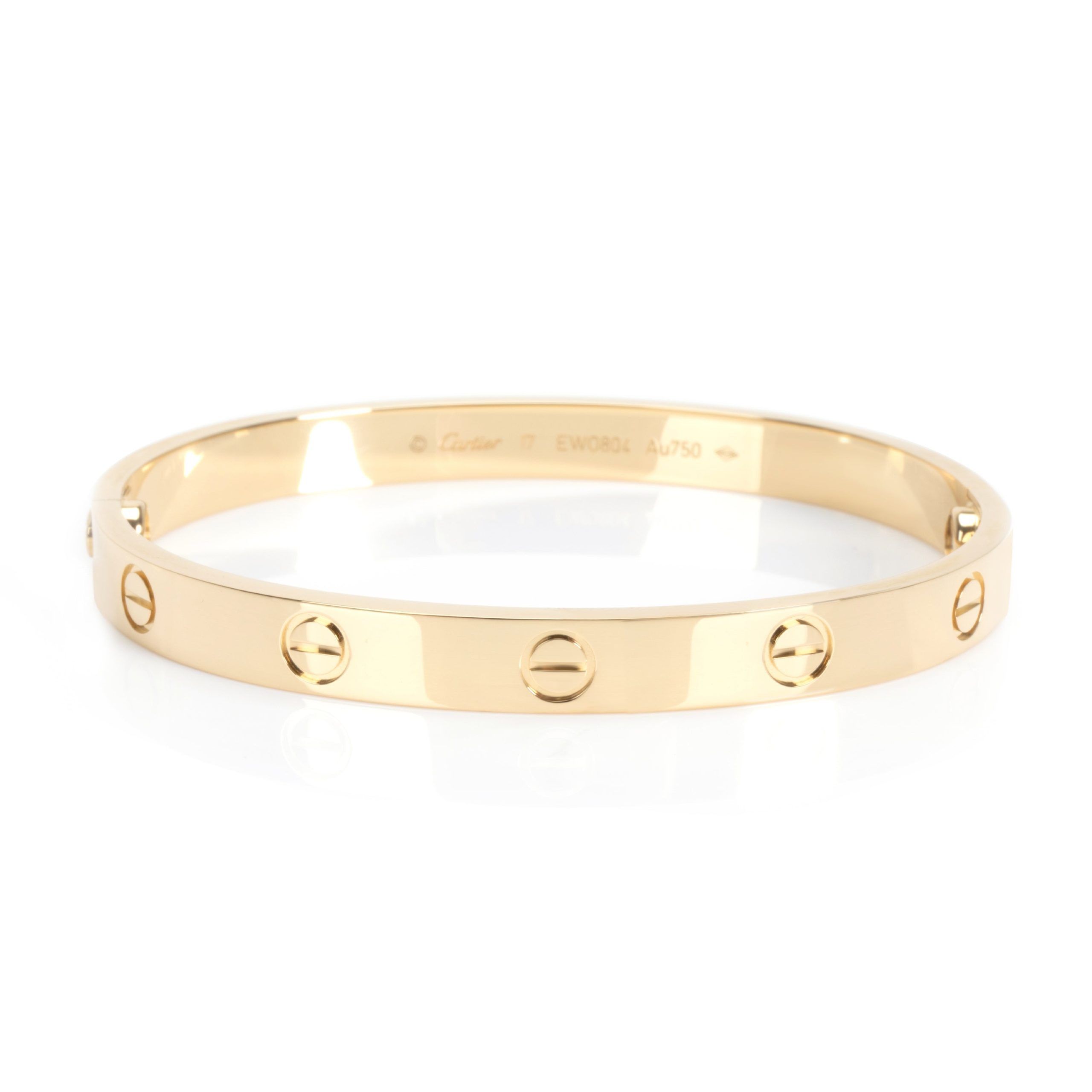 image of Cartier Love Bracelet In 18Kt Yellow Gold, Women's