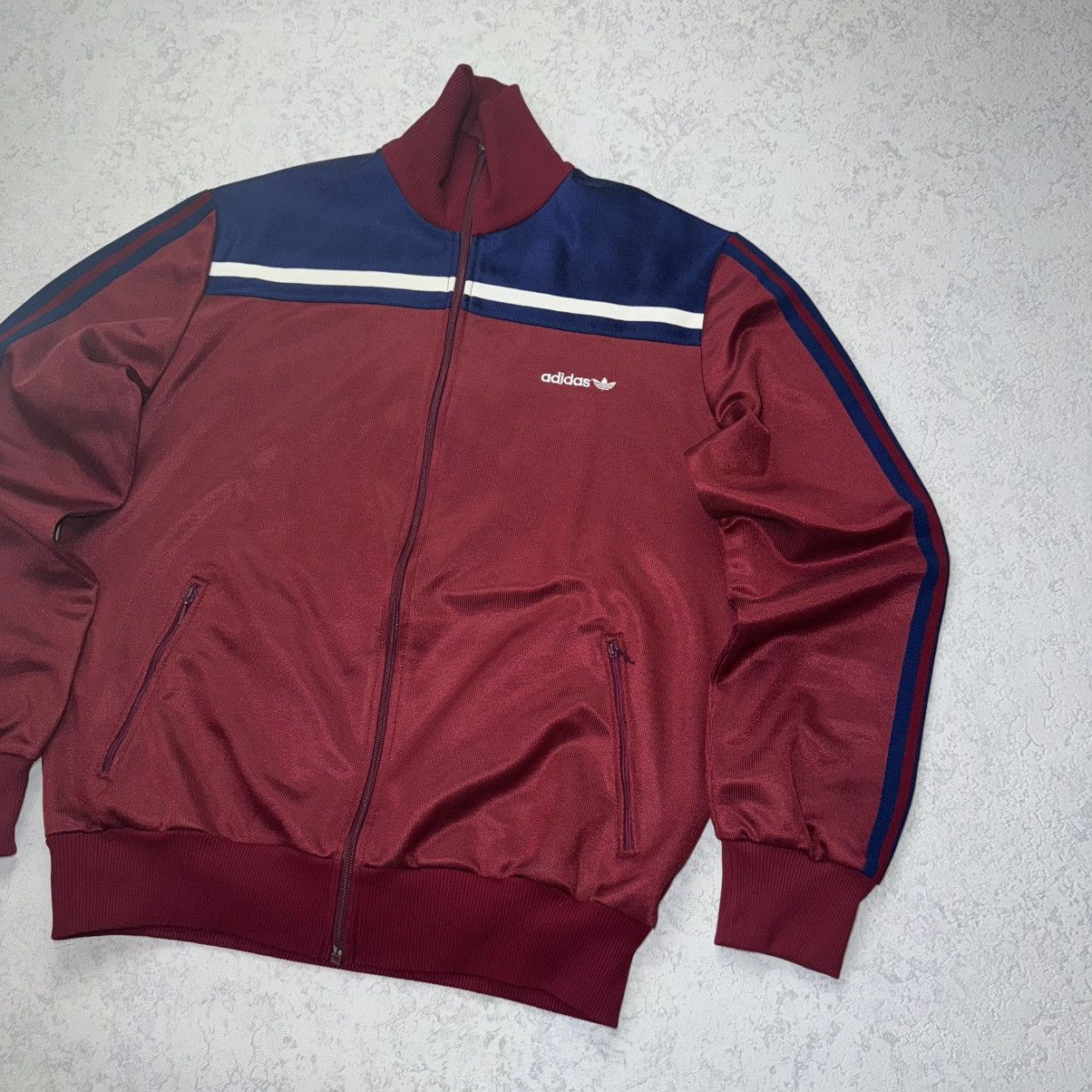 Adidas Vintage 80s Adidas Track Jacket Made In West Germany Size S Size US S / EU 44-46 / 1 - 3 Thumbnail