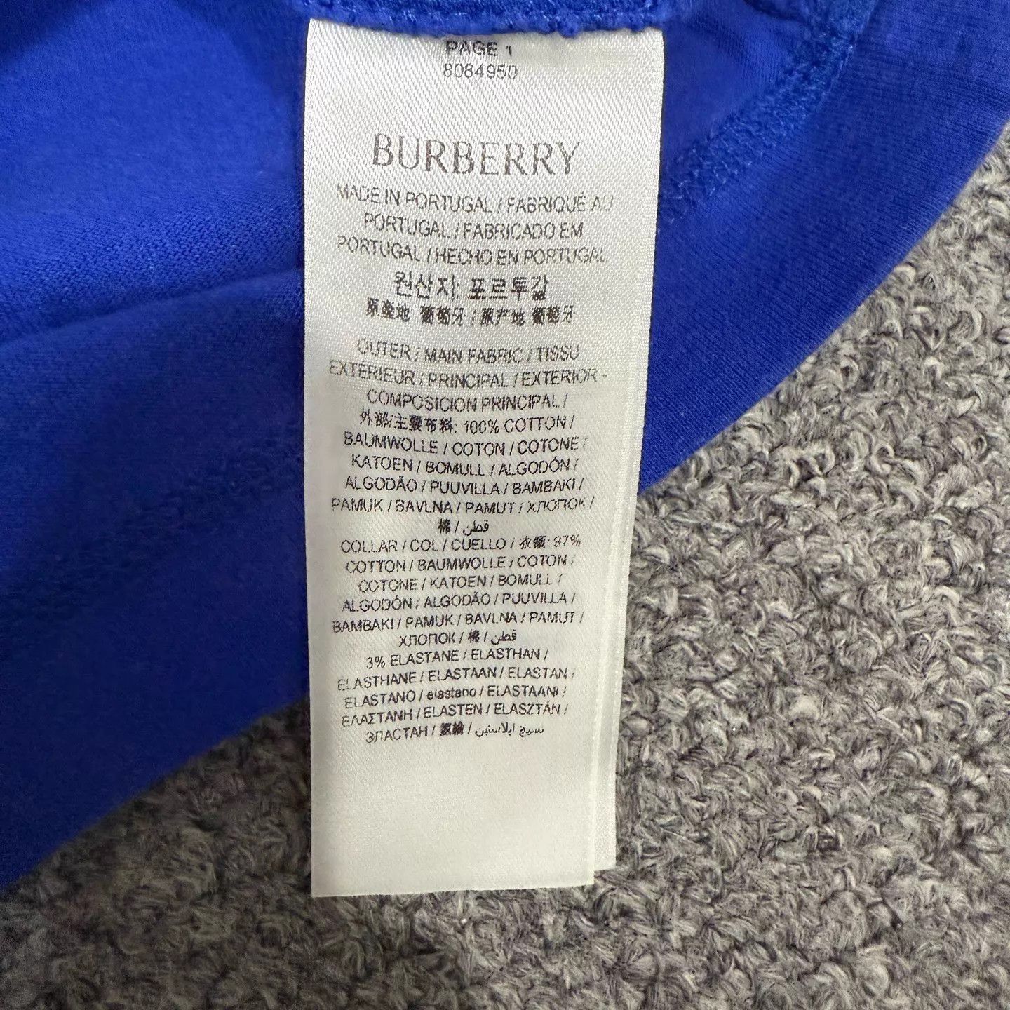 Burberry Burberry Blue Horseferry Logo Short Sleeve T-Shirt M 99 New Size US M / EU 48-50 / 2 - 4 Thumbnail