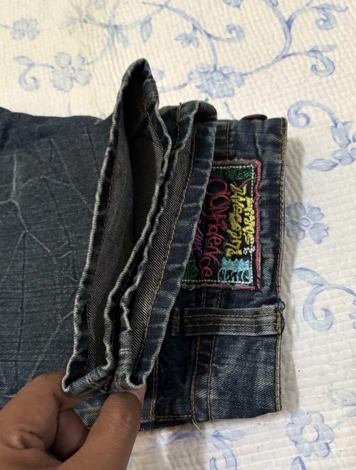 Japanese Brand Japanese Confidence Streetwear Distressed Denim Size US 32 / EU 48 - 16 Thumbnail