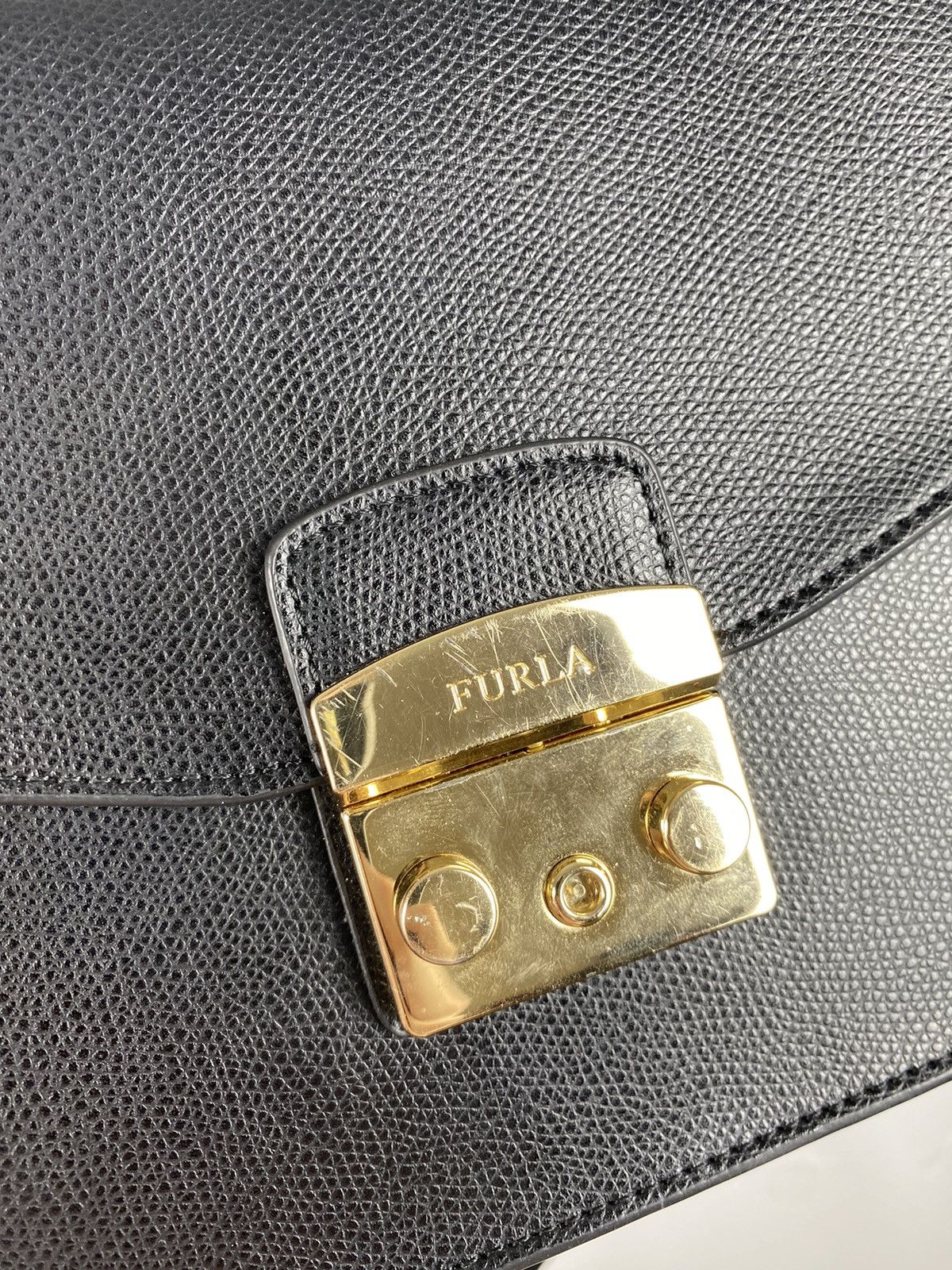 Furla Furla Genuine Leather Metropolis Top Handle Crossbody Bag Size ONE SIZE - 17 Thumbnail