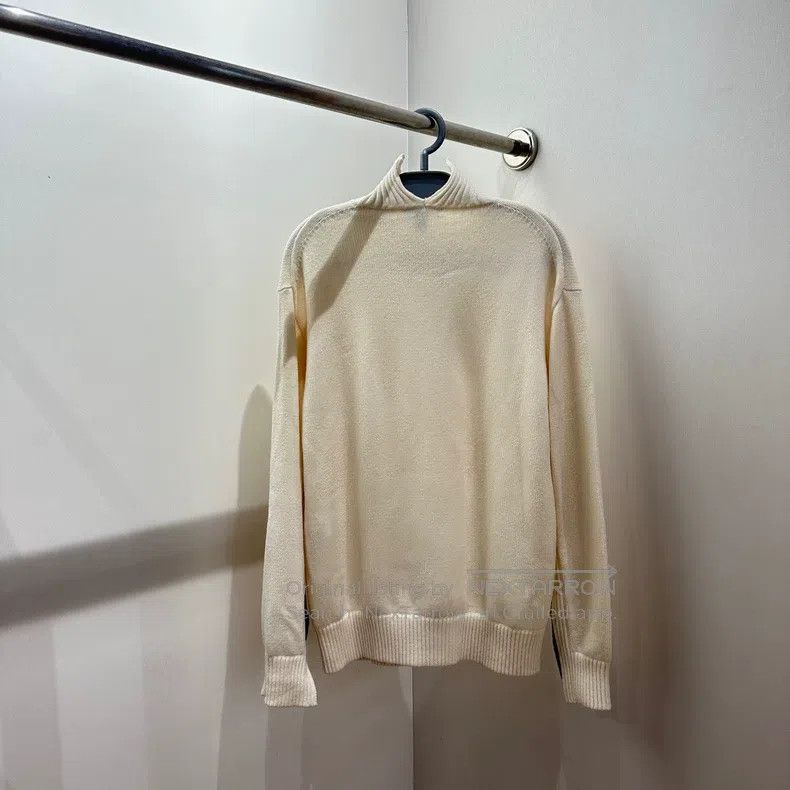 Louis Vuitton Louis Vuitton Half-turtleneck cashmere patchwork zip sweat Size US XS / EU 42 / 0 - 2 Thumbnail
