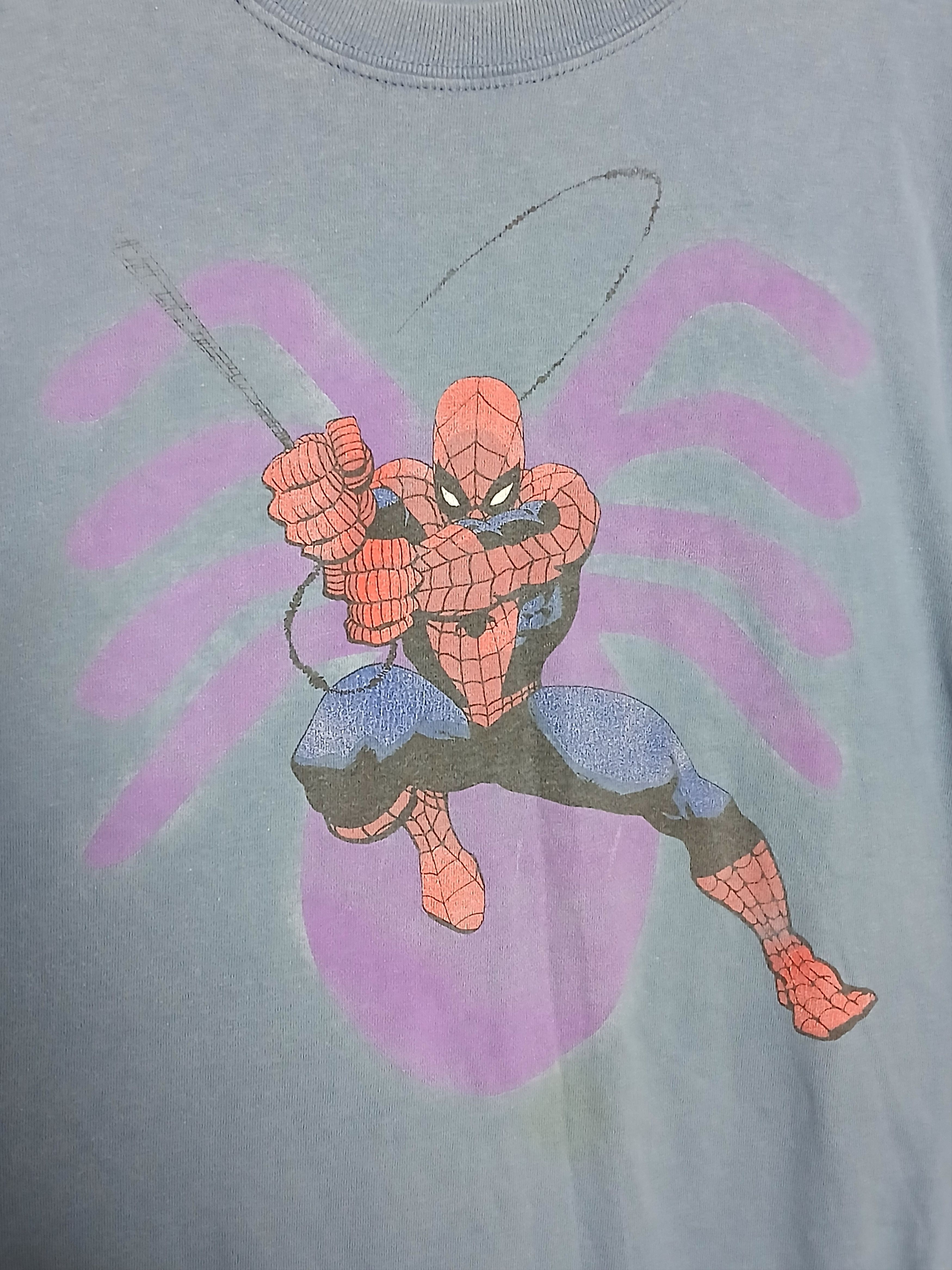 Cartoon Network × Marvel Comics × Vintage Vintage Marvel Spider-Man T-Shirt Size US XL / EU 56 / 4 - 3 Thumbnail