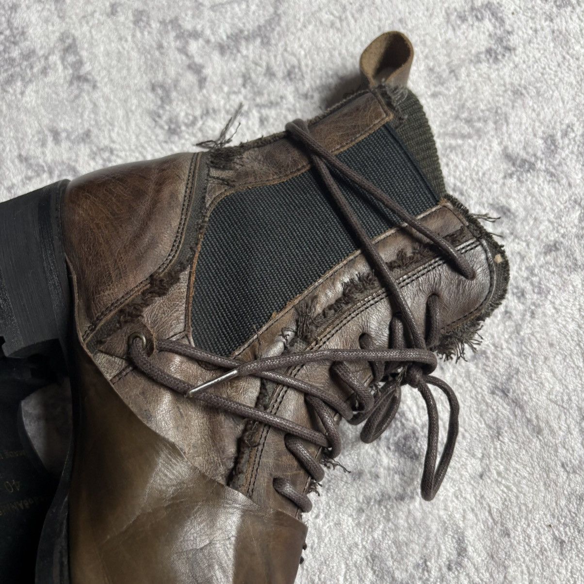 Alfredo Bannister Alfredo Bannister Layered Leather Chelsea Boots Brown | 40 Size US 7 / EU 40 - 6 Thumbnail