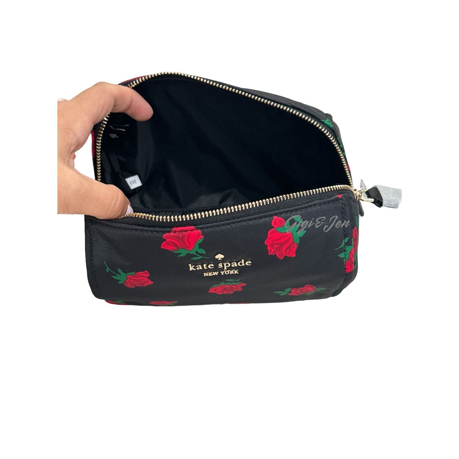 Kate Spade Kate Spade Chelsea Rose Toss Printed Medium Cosmetic Case Size ONE SIZE - 3 Thumbnail