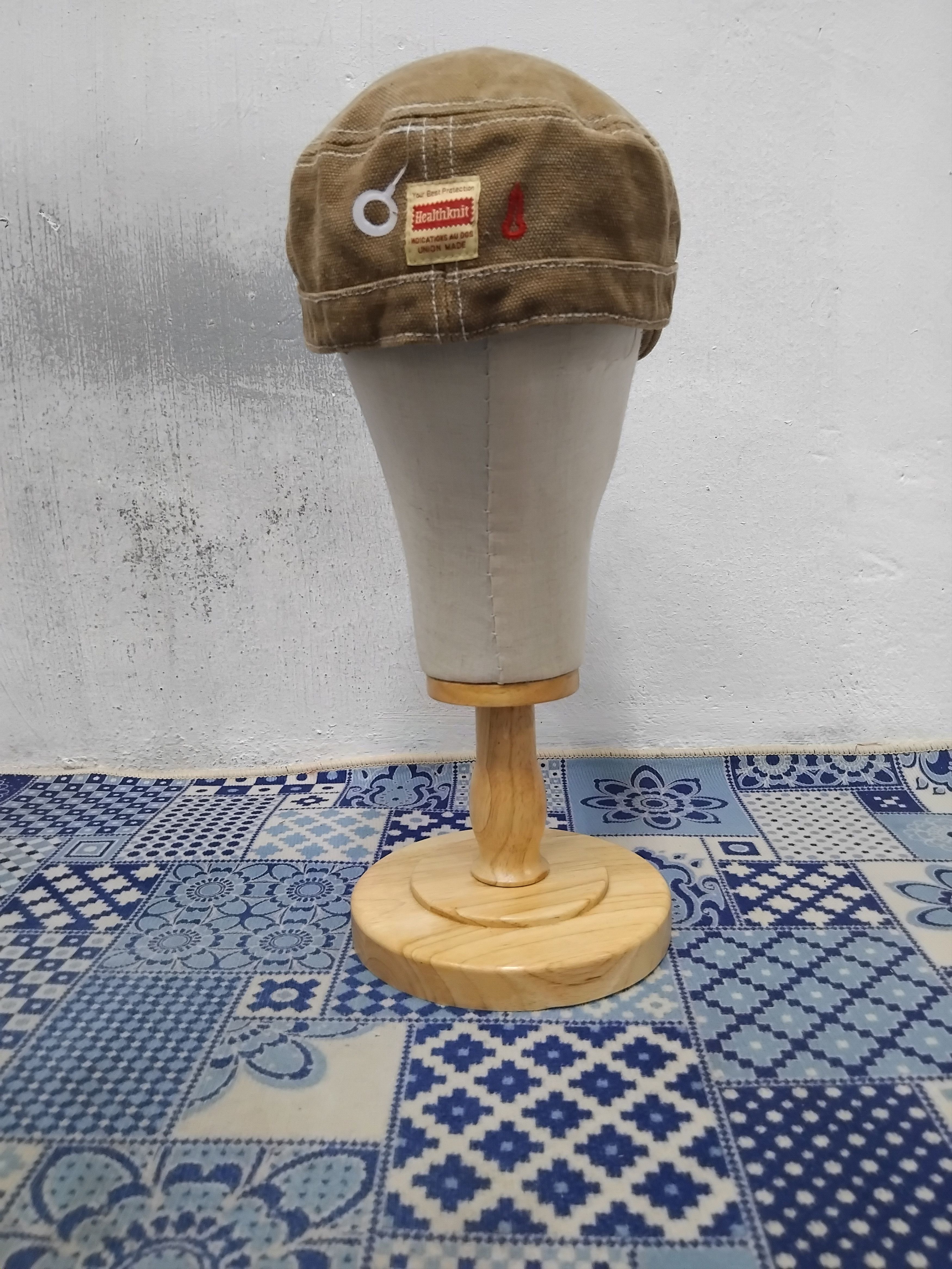 Japanese Brand 💥Healthknit union made brown cap Size ONE SIZE - 7 Thumbnail