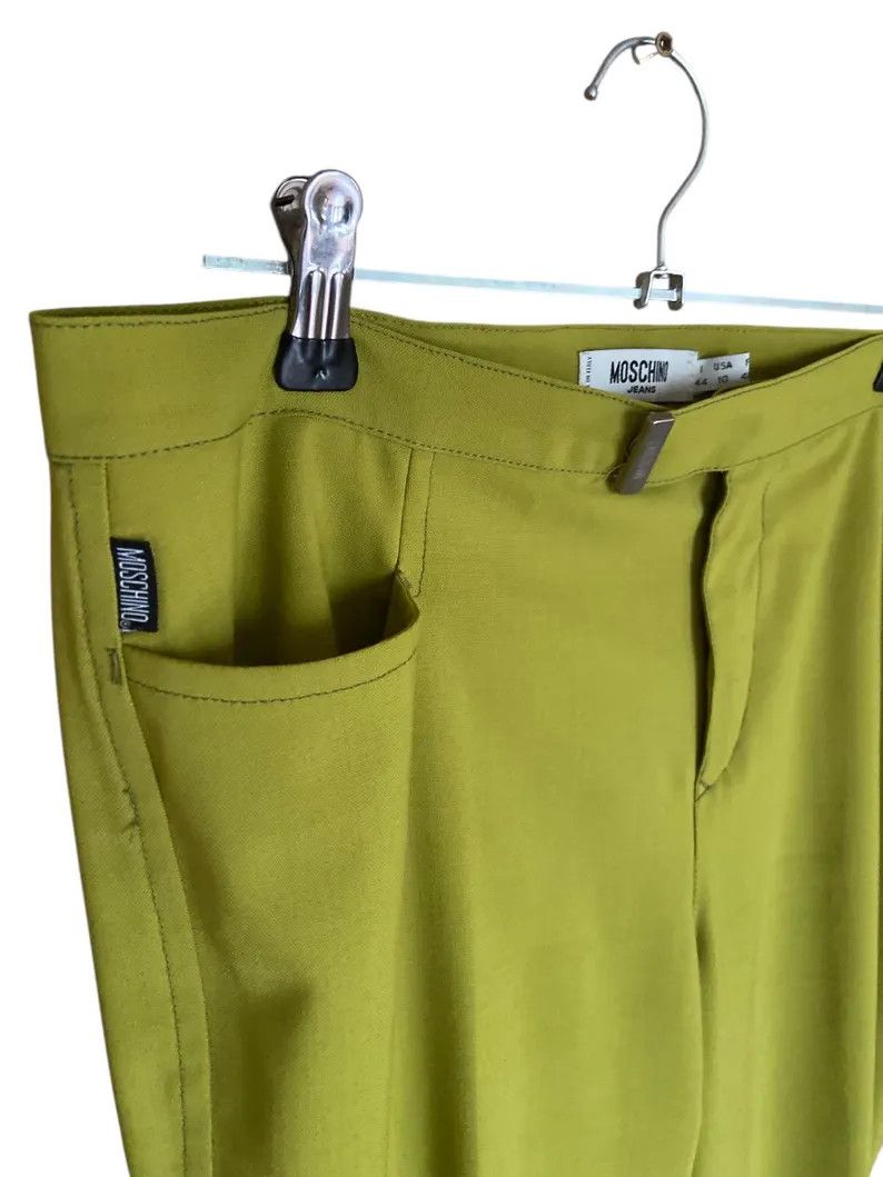 Moschino Moschino straight leg pants lime green Size 27" / US 4 / IT 40 - 5 Thumbnail