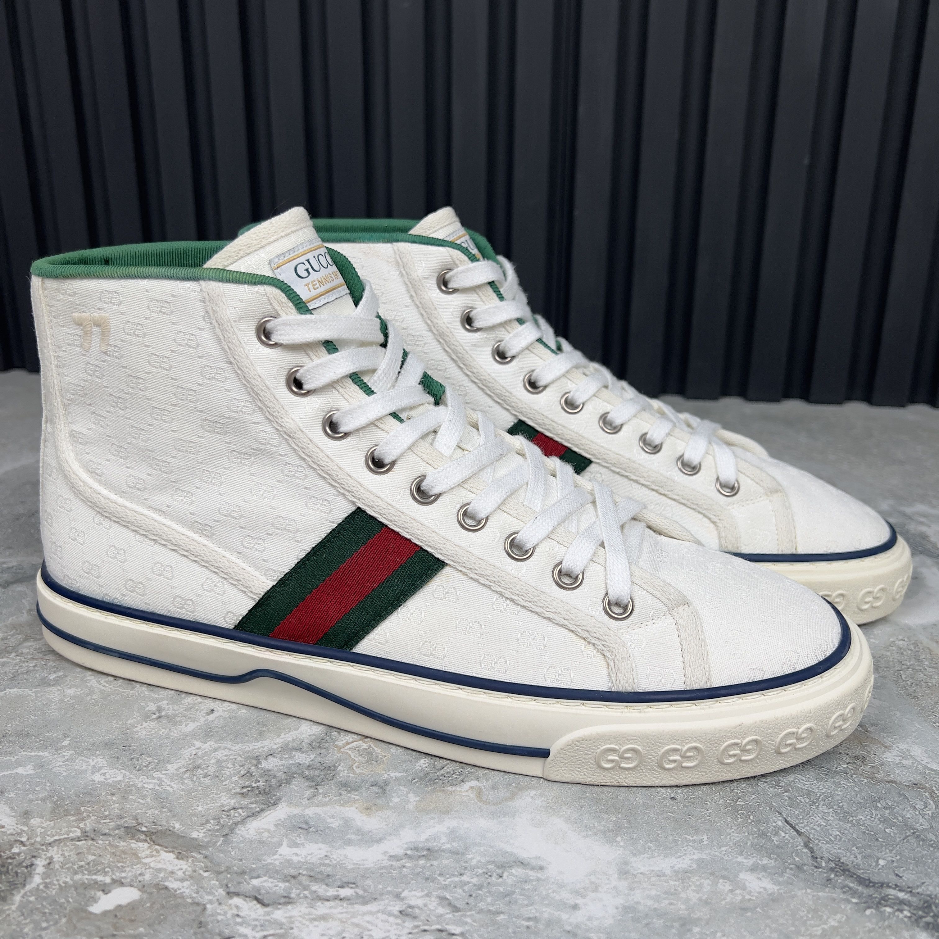 Gucci GUCCI Tennis 1977 Web GG Sneakers Monogram Canvas Fabric Size US 8.5 / EU 41-42 - 4 Thumbnail