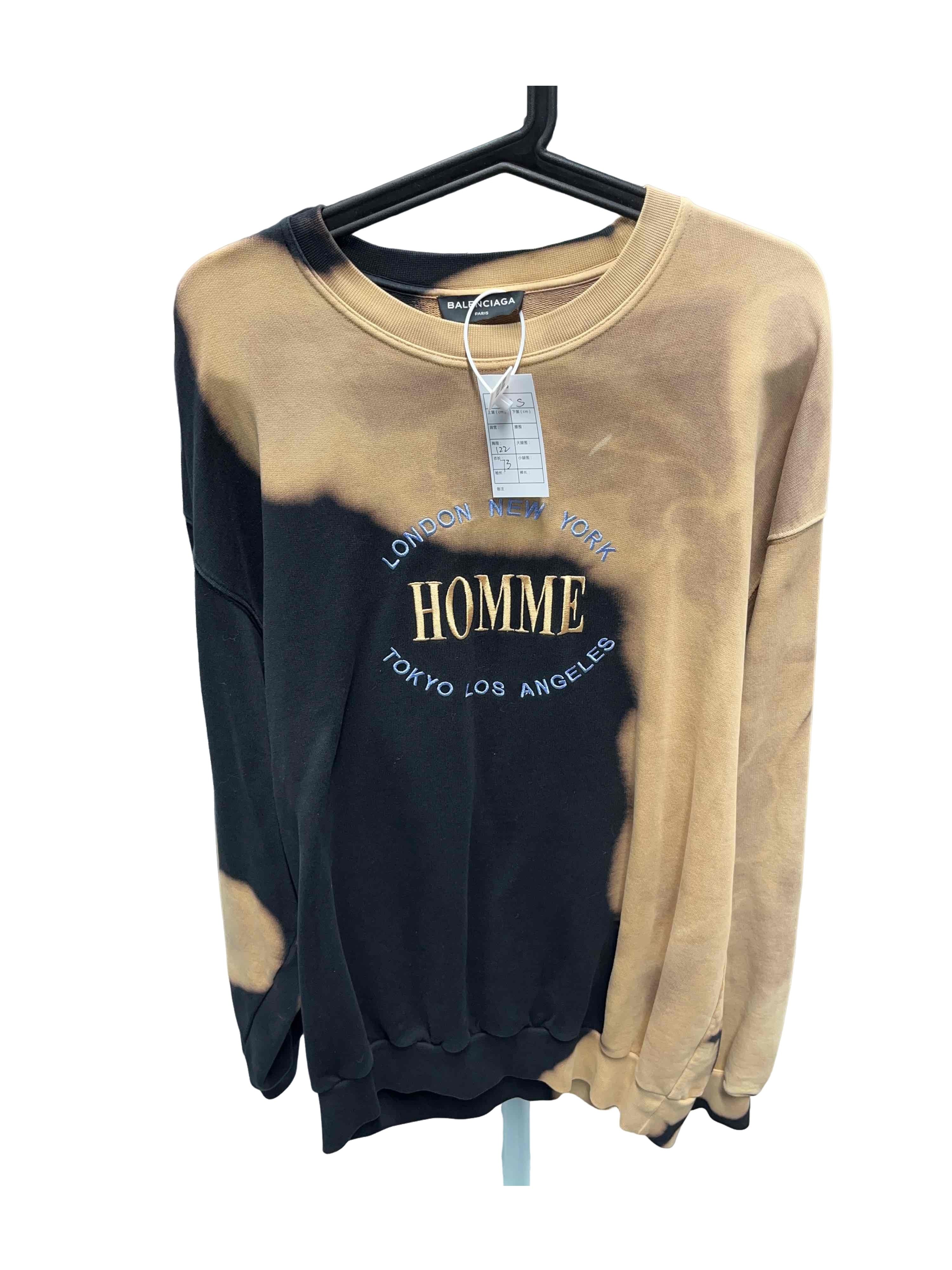 Balenciaga 17FW Bleached Homme Sweatshirt | Grailed