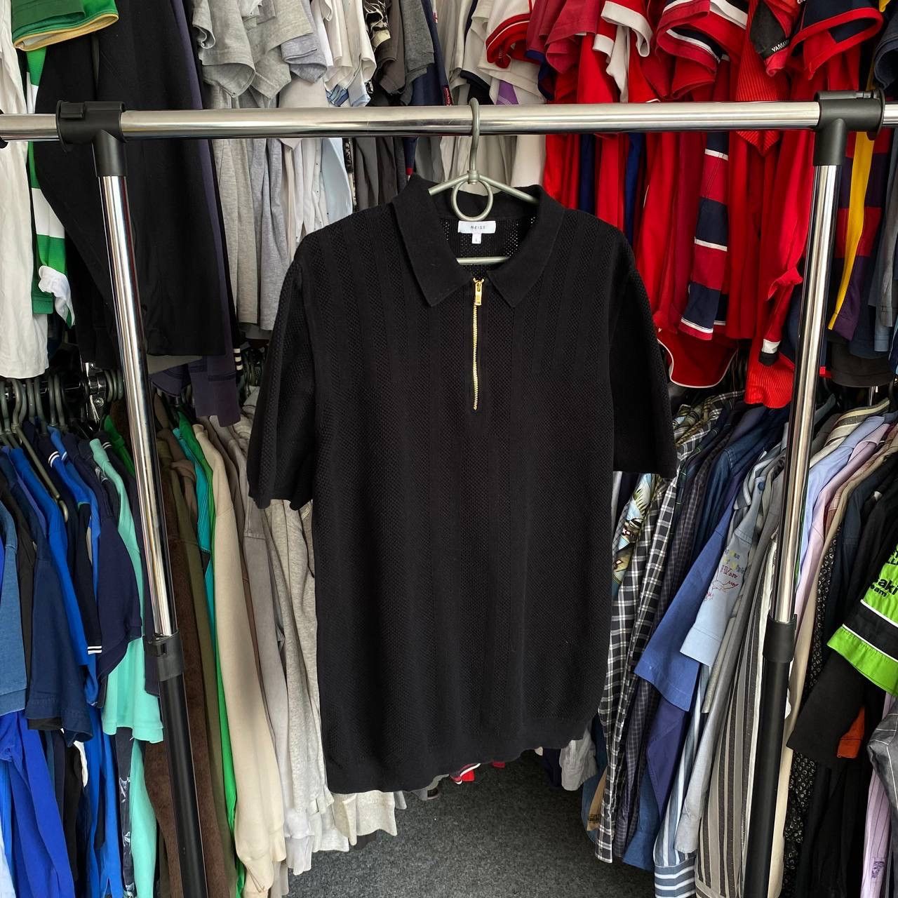 Designer × Reiss Luxury Reiss Basic designer streetwear old money polo Size US L / EU 52-54 / 3 - 1 Thumbnail