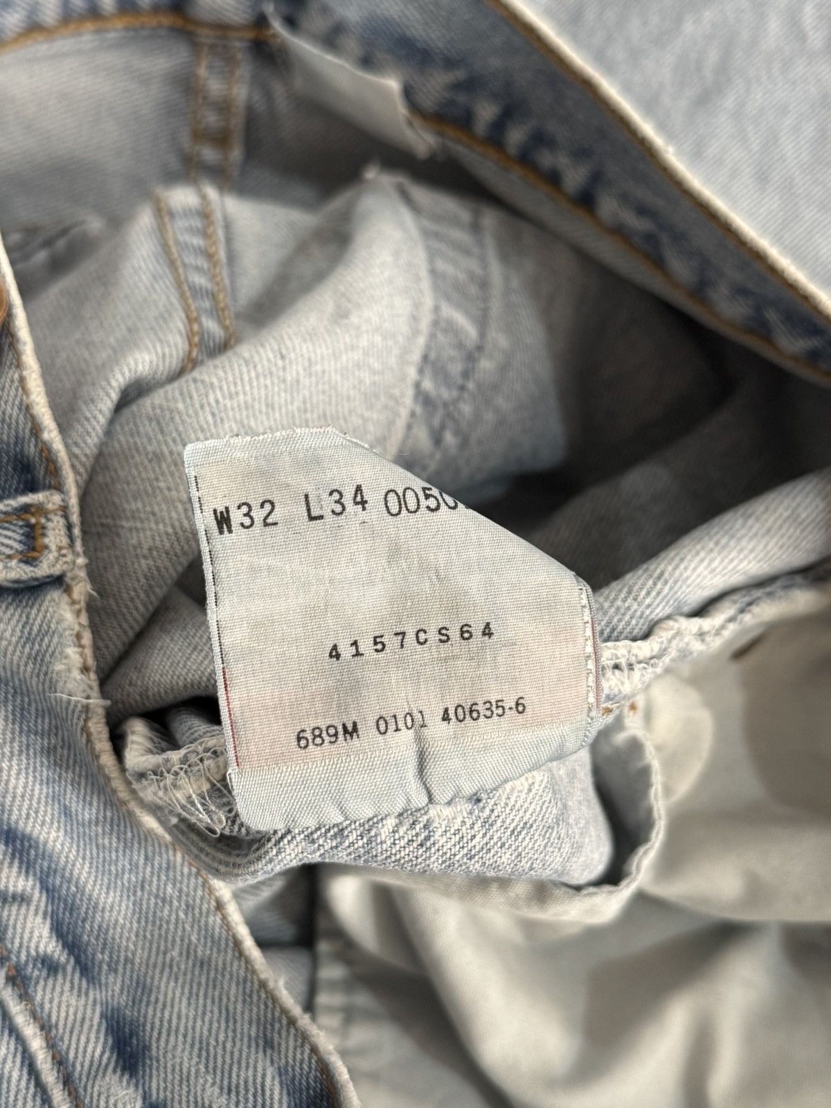 Levi's Vintage Clothing Vintage 00’s Levi’s 501 XX Denim Washed Jeans Size US 30 / EU 46 - 13 Thumbnail