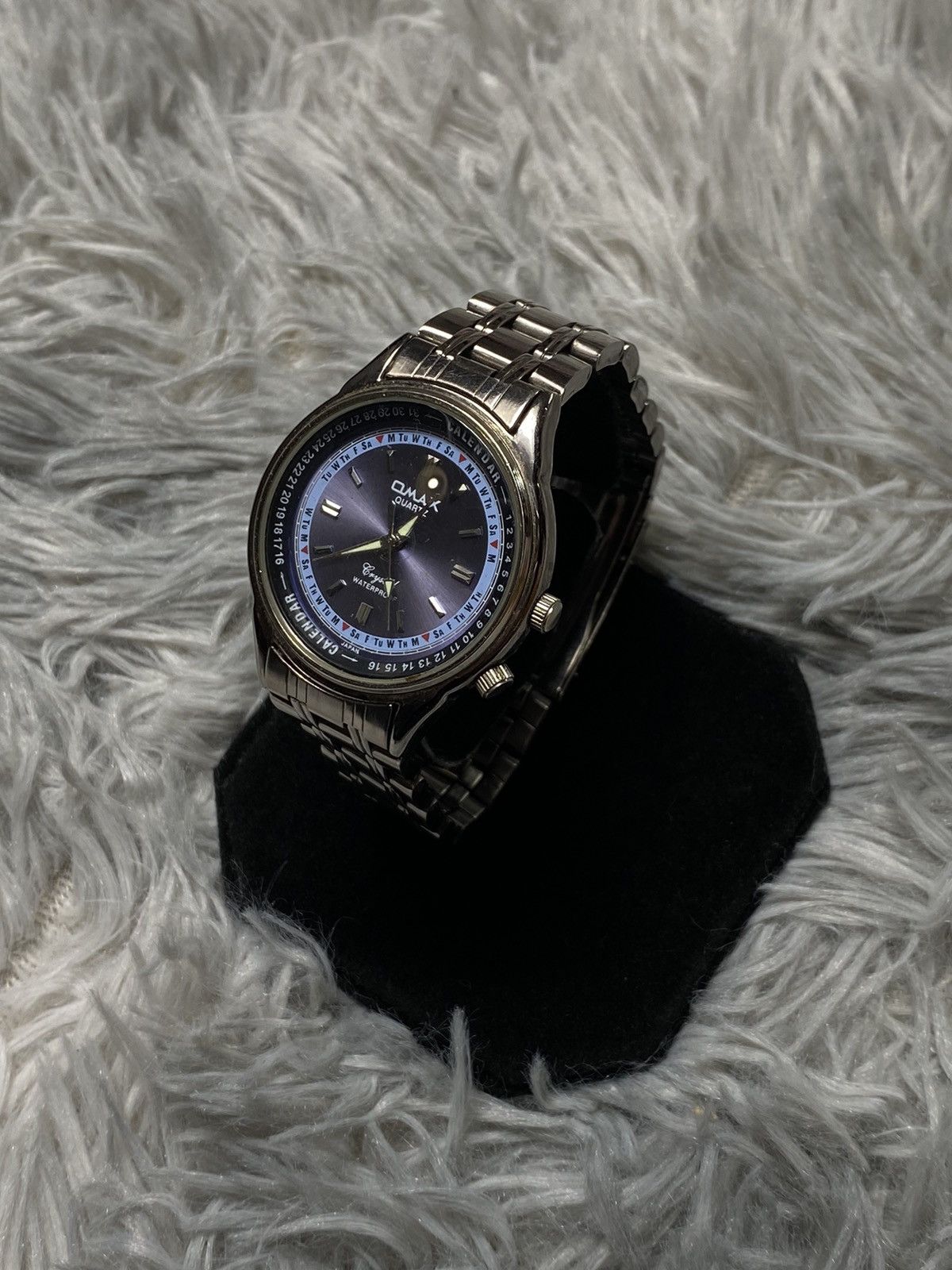 Japanese Brand × Jewelry × Vintage Omax Calendar Quartz Watch - Japanese Brand Size ONE SIZE - 1 Thumbnail