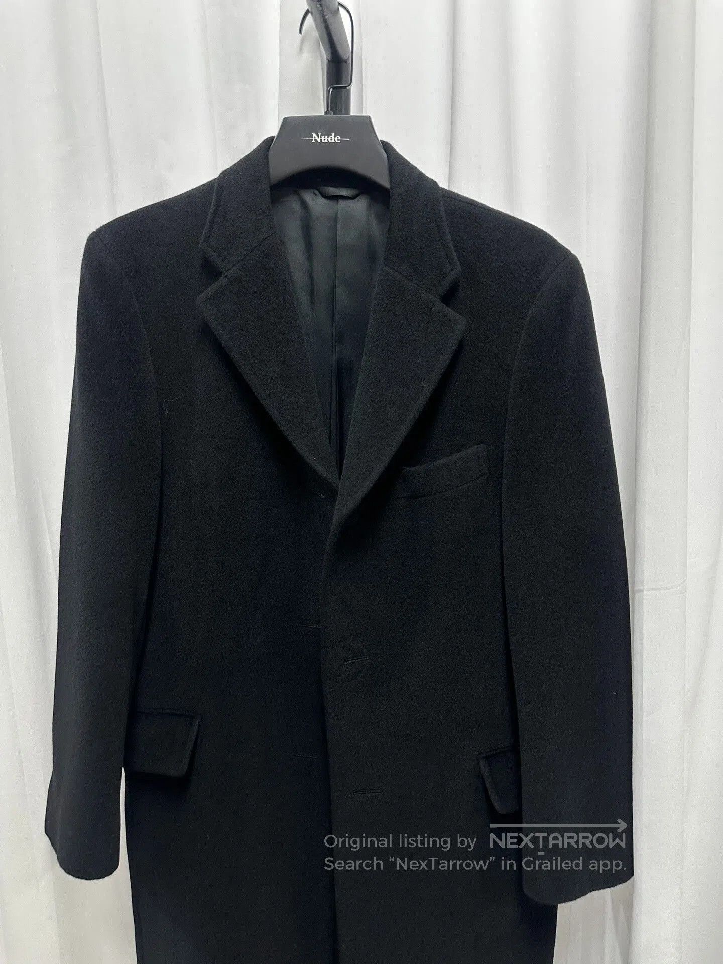 Yohji Yamamoto Soft Blend Wool Overcoat for Fall. Size US M / EU 48-50 / 2 - 3 Thumbnail