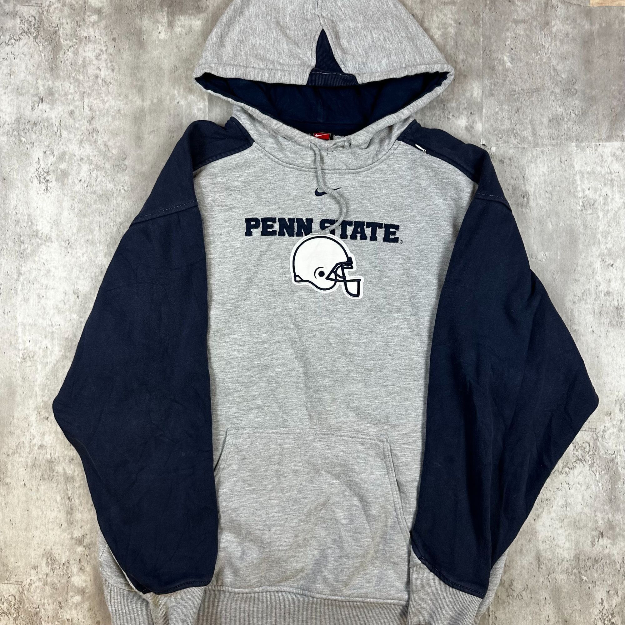Nike Nike Team Penn State Hoodie L Gray & Navy Pullover Sweatshir Size US L / EU 52-54 / 3 - 1 Thumbnail
