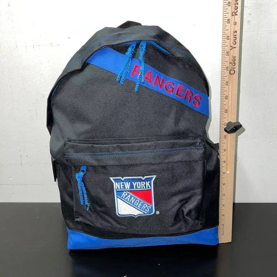 Vintage Vintage New York Rangers Backpack Bag NHL Nasco Embroidered Size ONE SIZE - 6 Thumbnail
