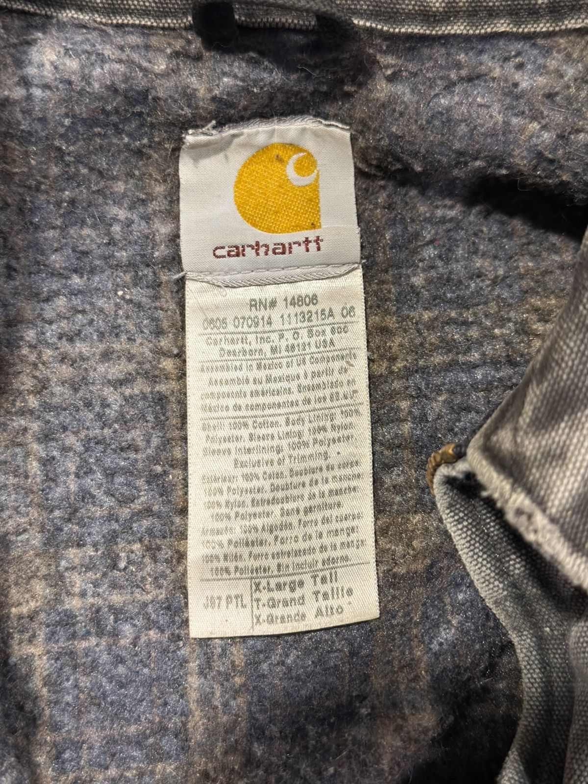 Carhartt J97 PTL Distressed Detroit Jacket Size US XL / EU 56 / 4 - 14 Thumbnail