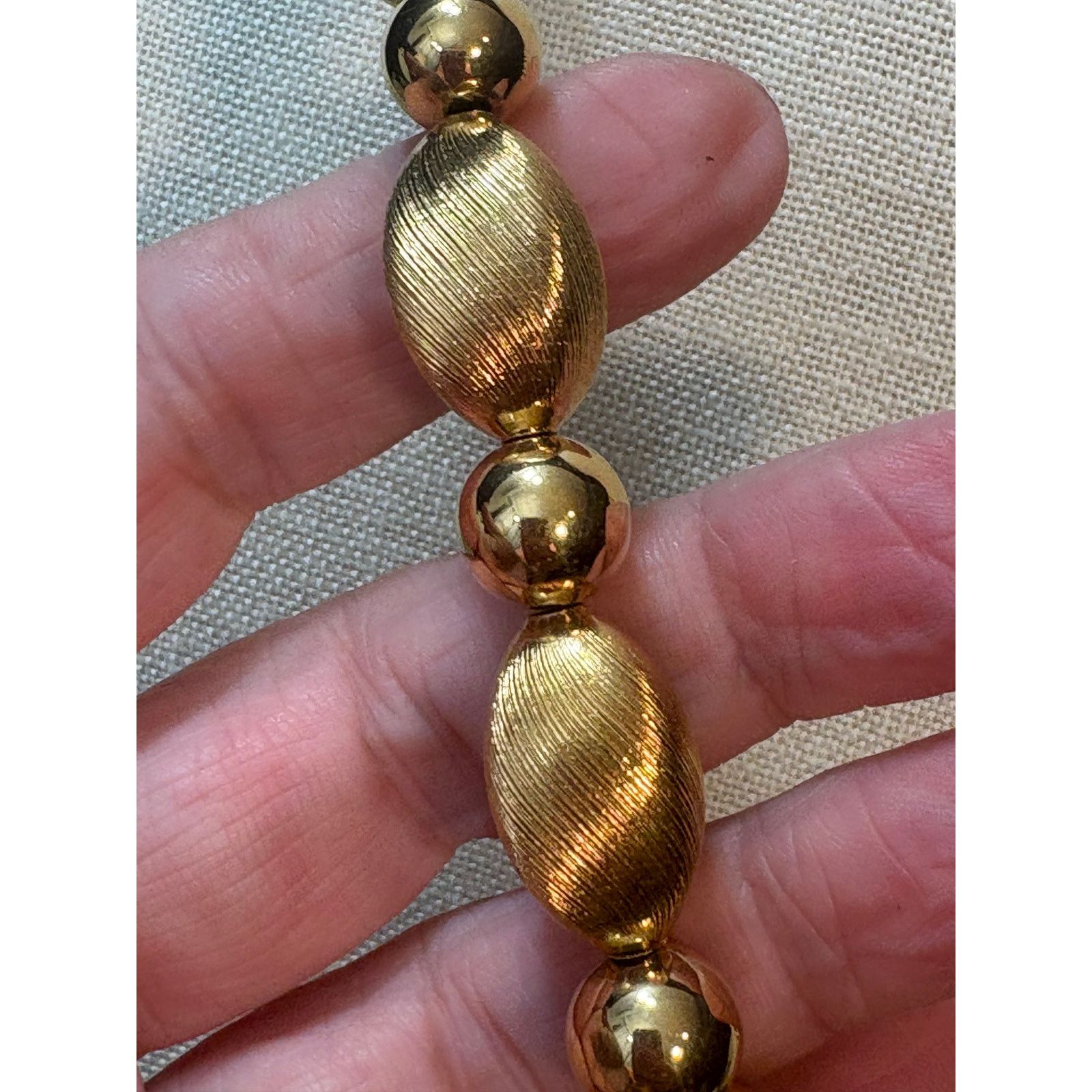 Monet Vintage Napier Gold Tone Chain Necklace 24 Inch Size ONE SIZE - 1 Thumbnail